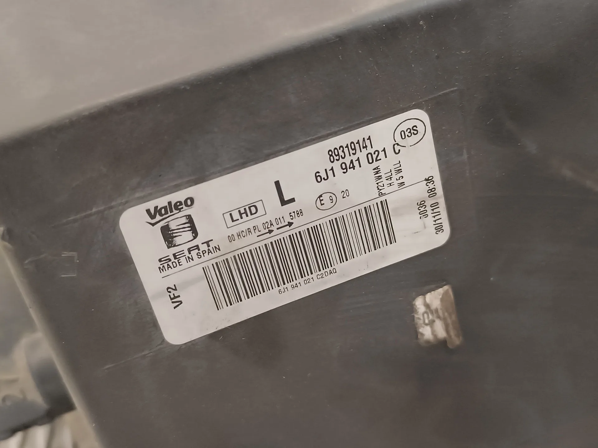 Faro Izquierdo para Seat Ibiza (6J5)