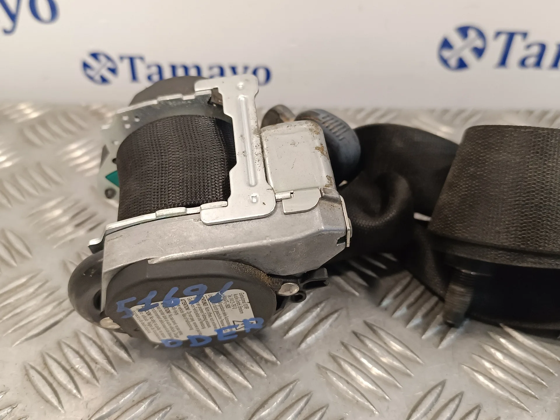 Cinturon Seguridad Delantero Derecho para Mercedes-Benz Clase B (W245)
