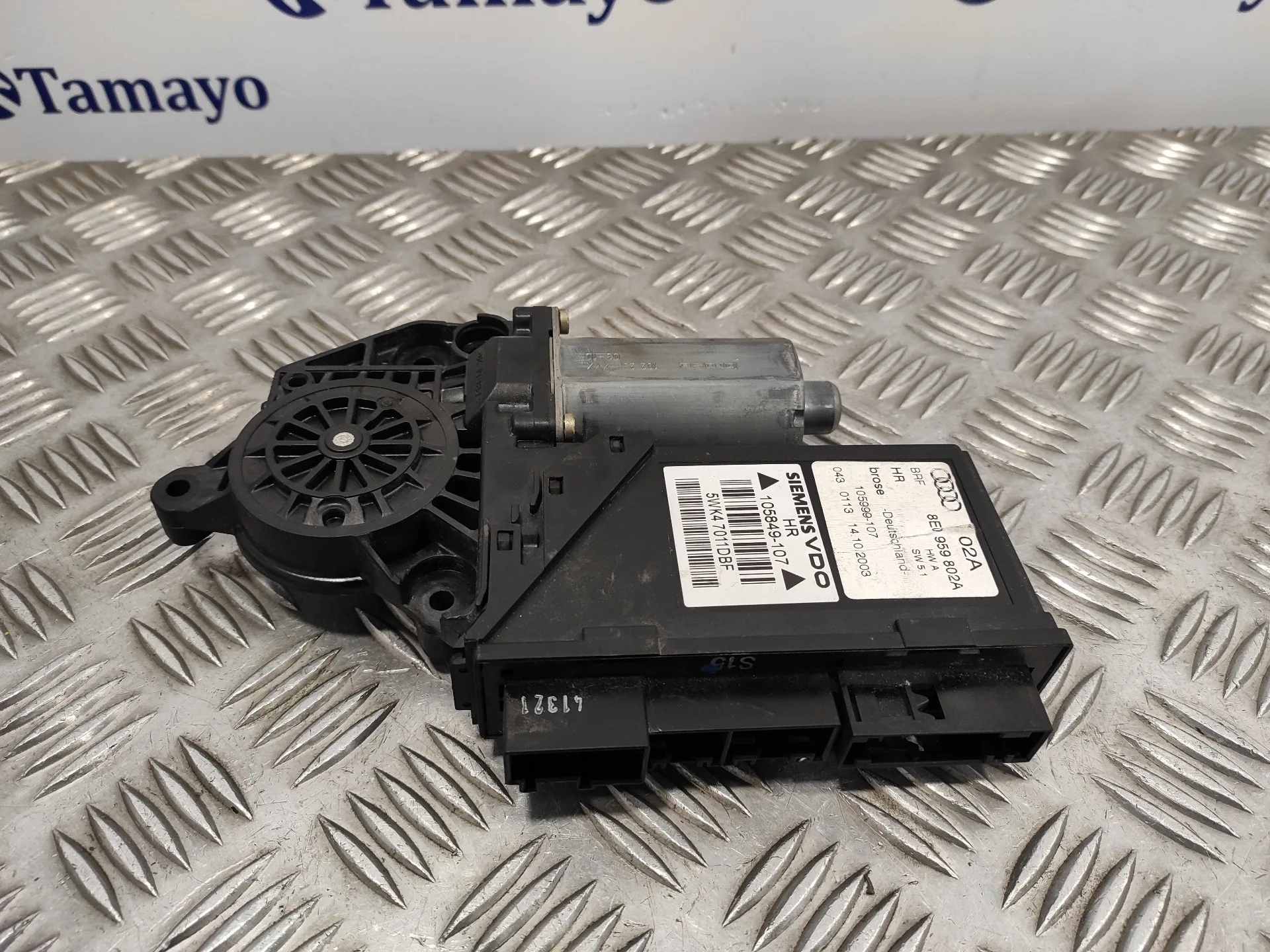 Motor Elevalunas Trasero Derecho para Audi A4 Berlina (8E)