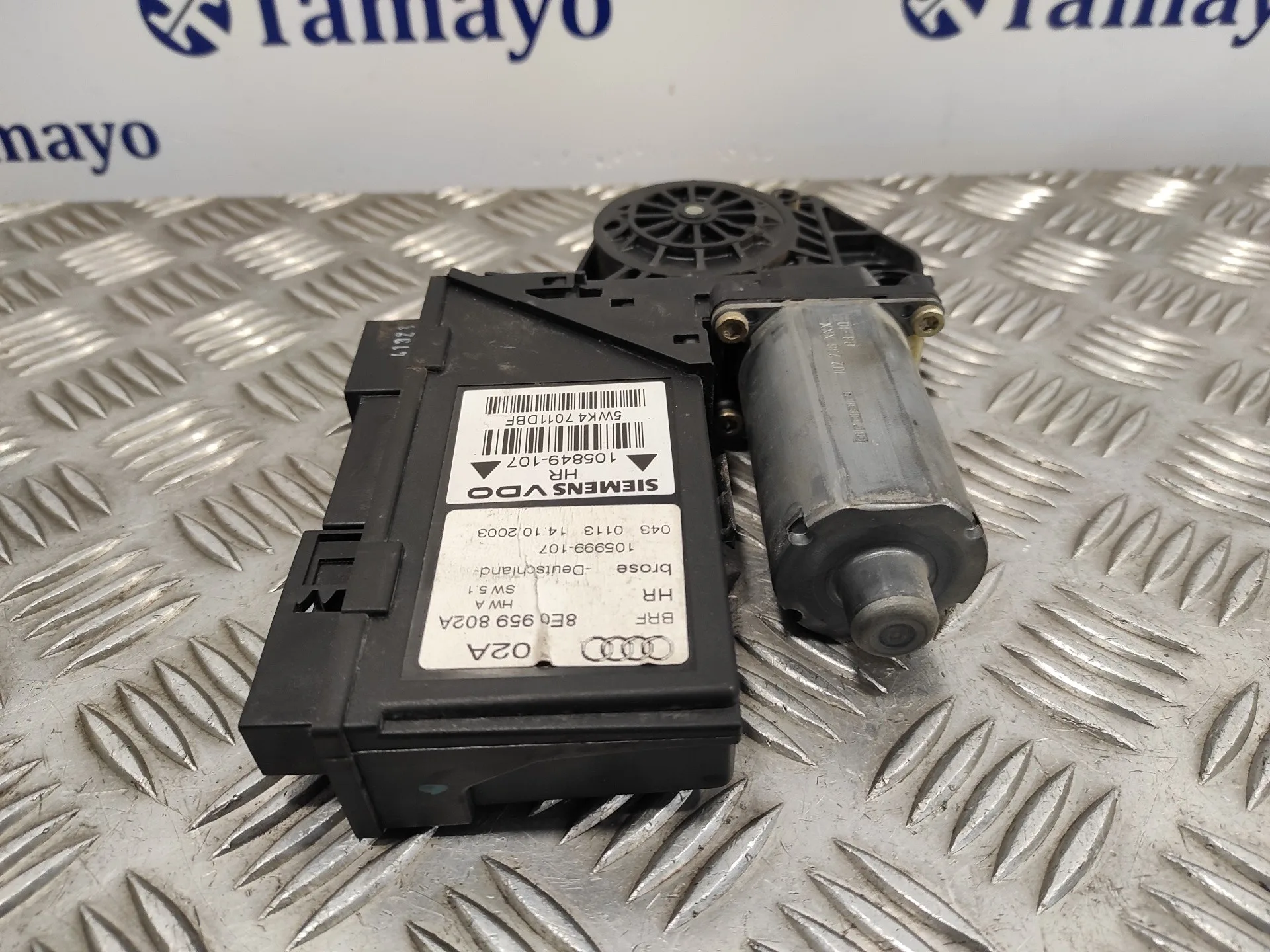 Motor Elevalunas Trasero Derecho para Audi A4 Berlina (8E)