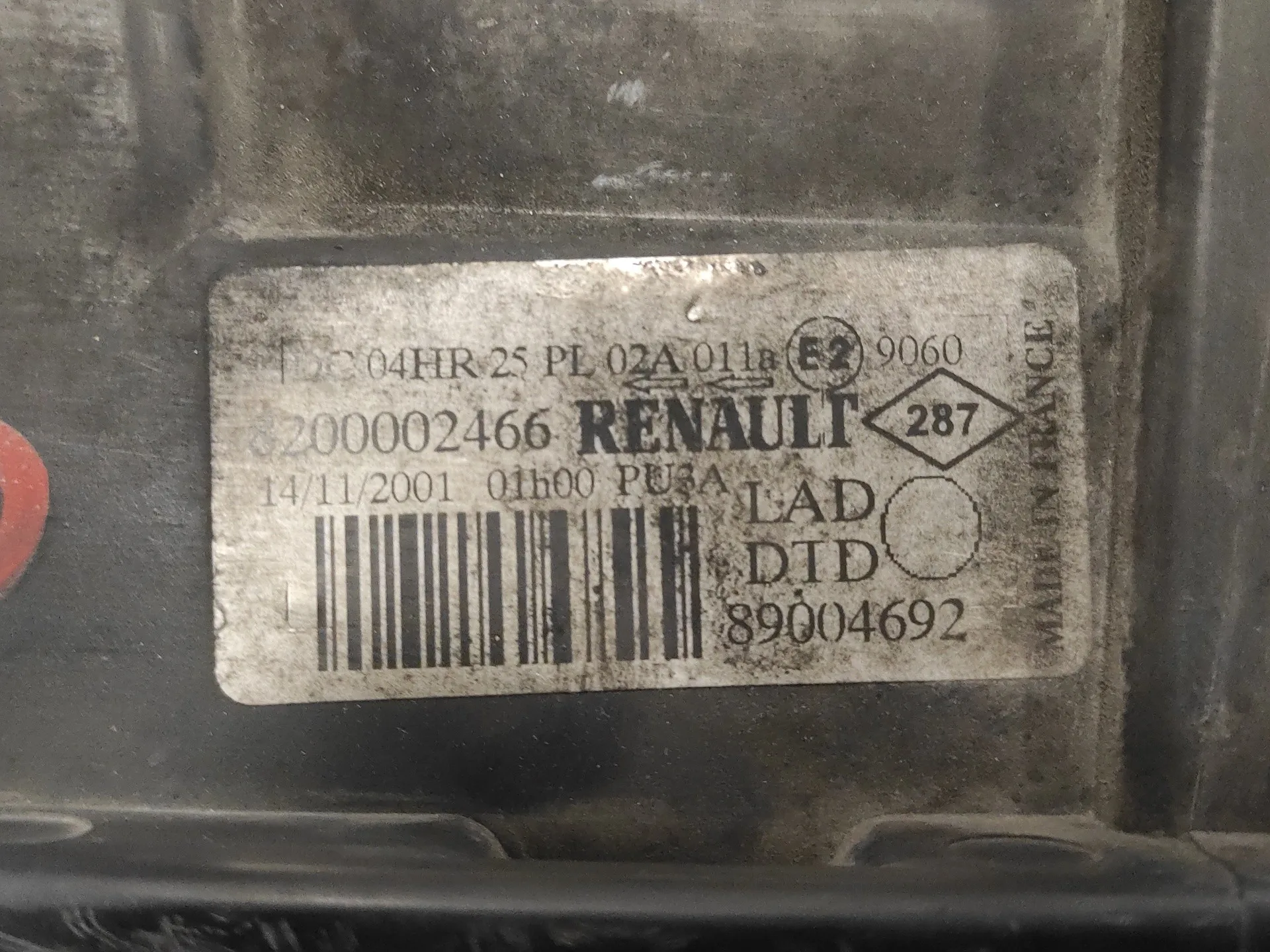 Faro Derecho para Renault Laguna Ii Grandtour (Kg0)