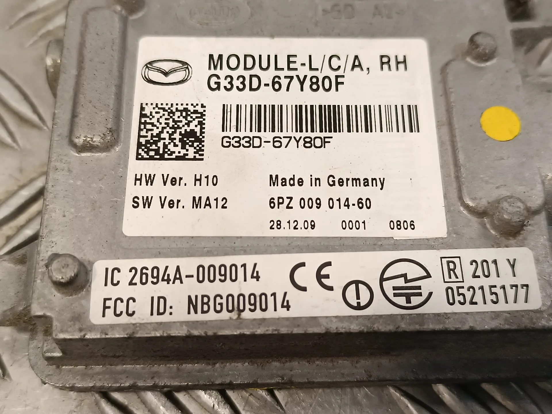 Modulo Electronico para Mazda Cx-7 (Er)