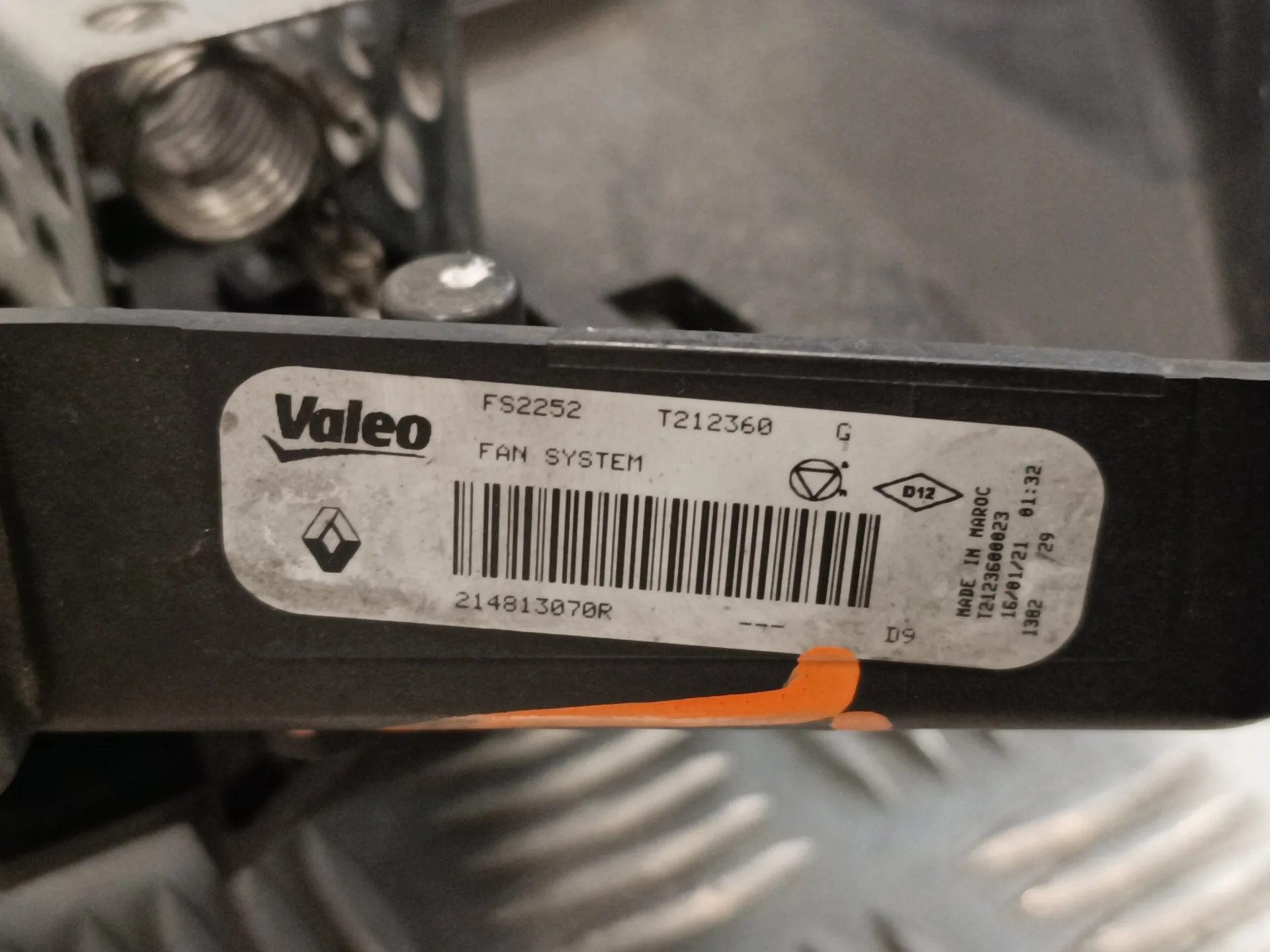 Electroventilador para Dacia Sandero