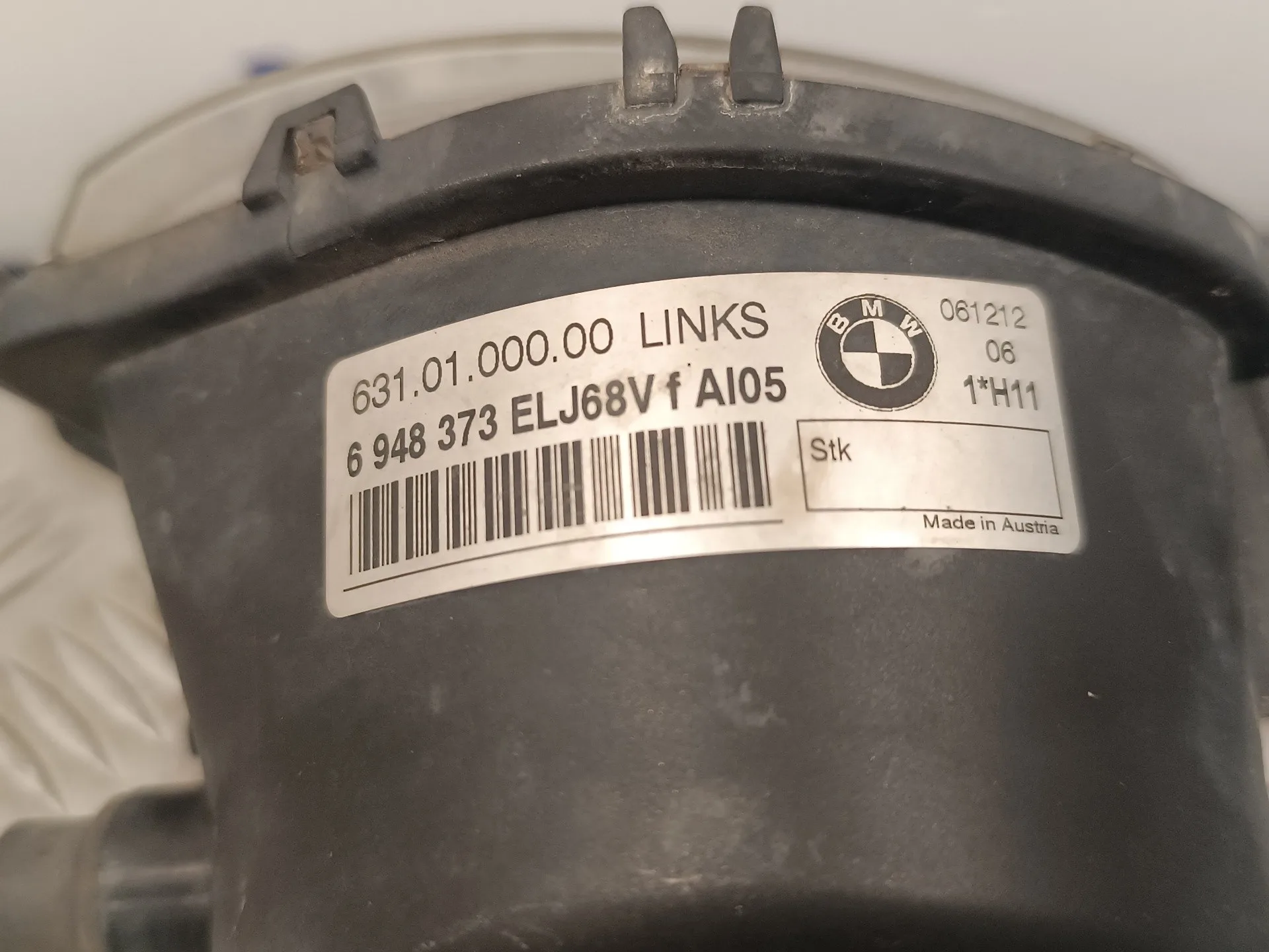 Faro Antiniebla Izquierdo para Bmw Serie 3 Touring (E91)