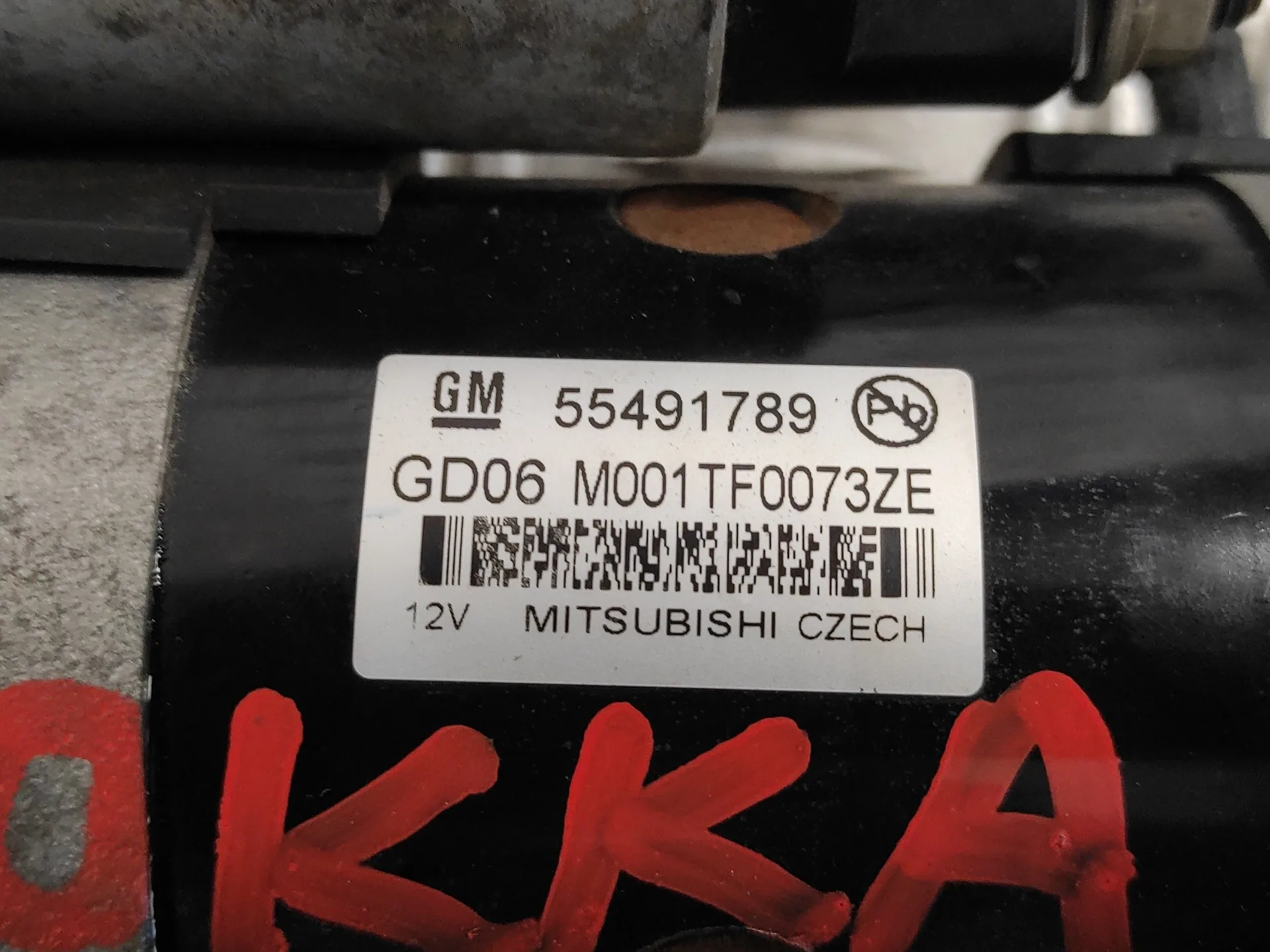Motor Arranque para Opel Mokka