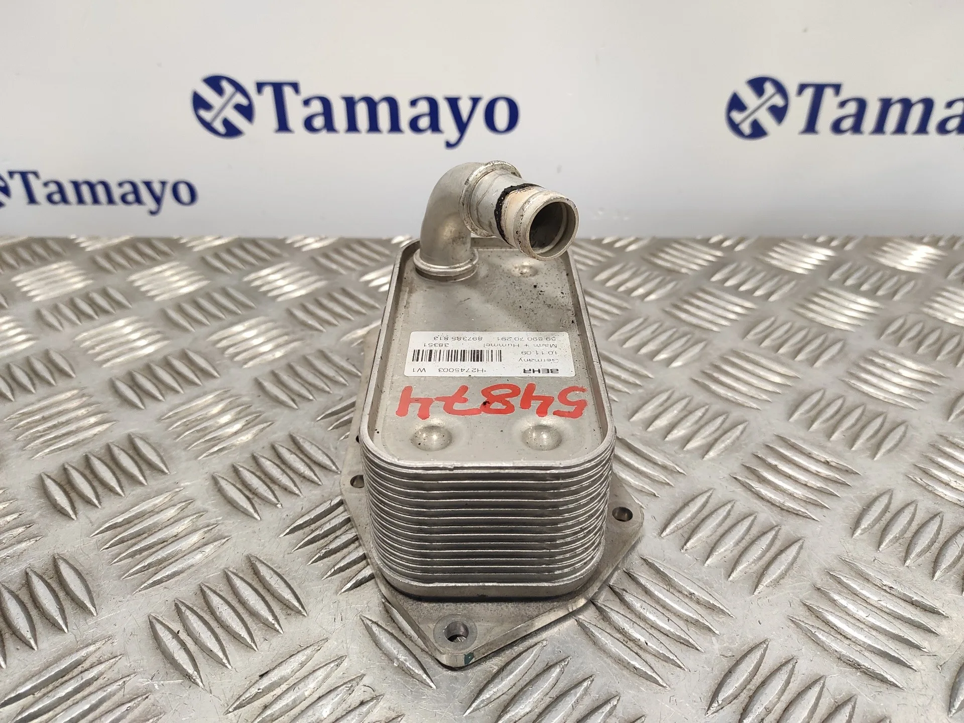 Enfriador Aceite Motor para Opel Astra J Lim.