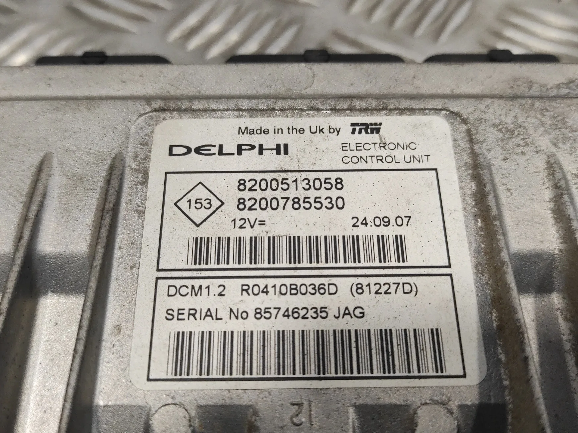 Centralita Motor Uce para Dacia Logan