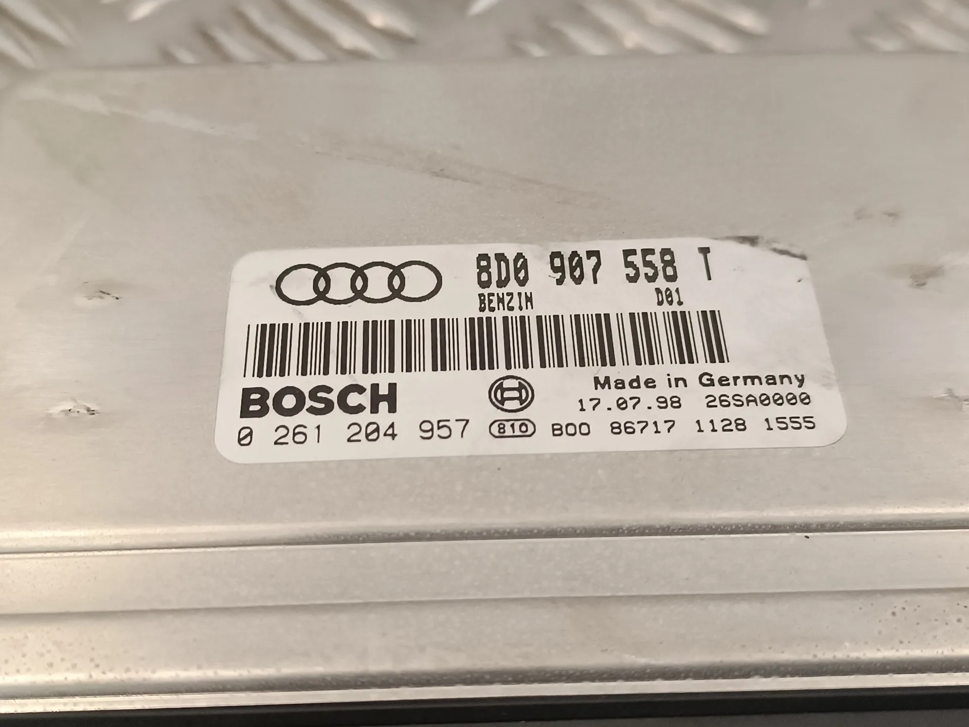 Centralita Motor Uce para Audi A4 Berlina (B5)