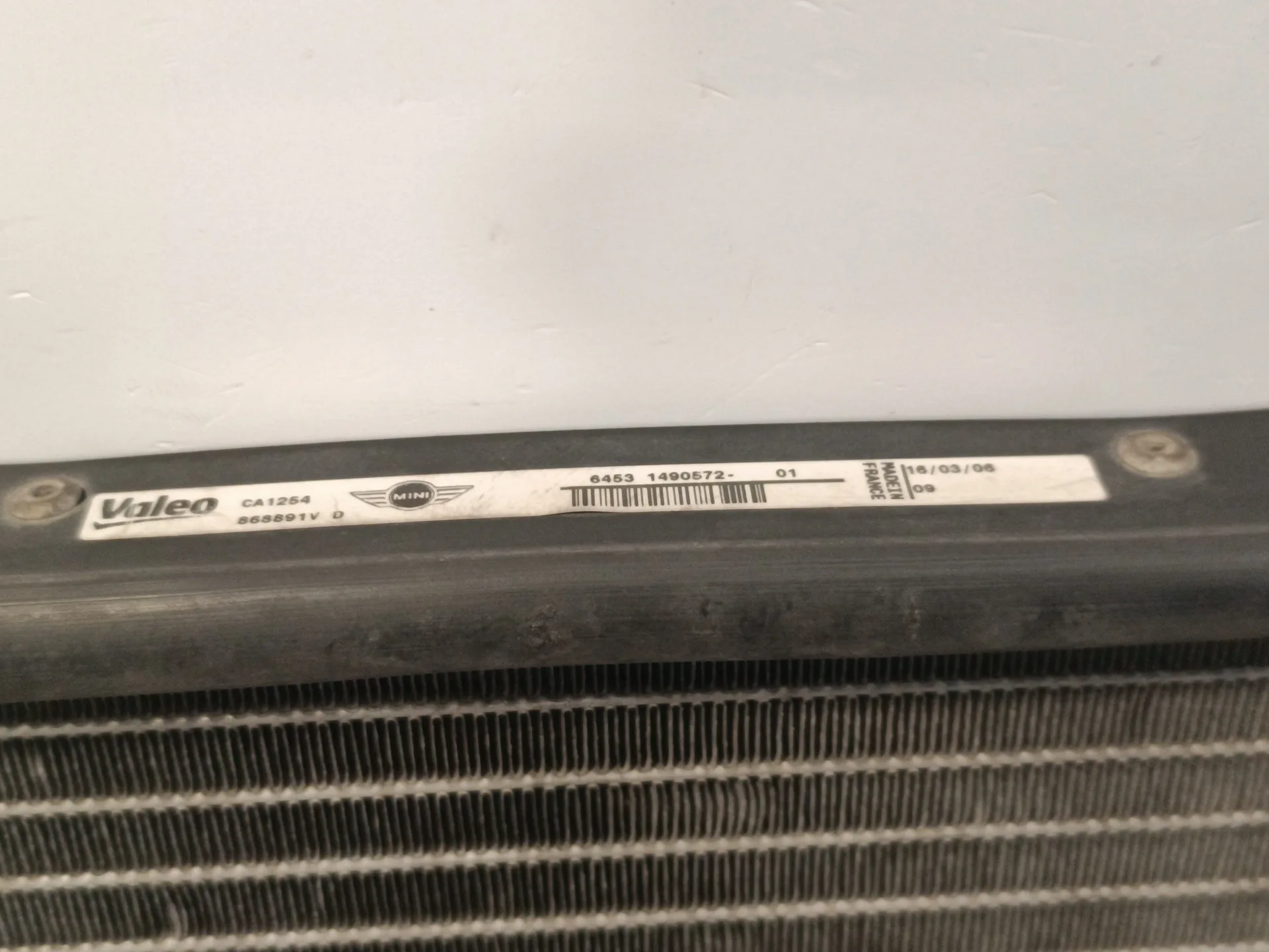 Condensador / Radiador Aire Acondicionado para Mini Mini (R50,R53)