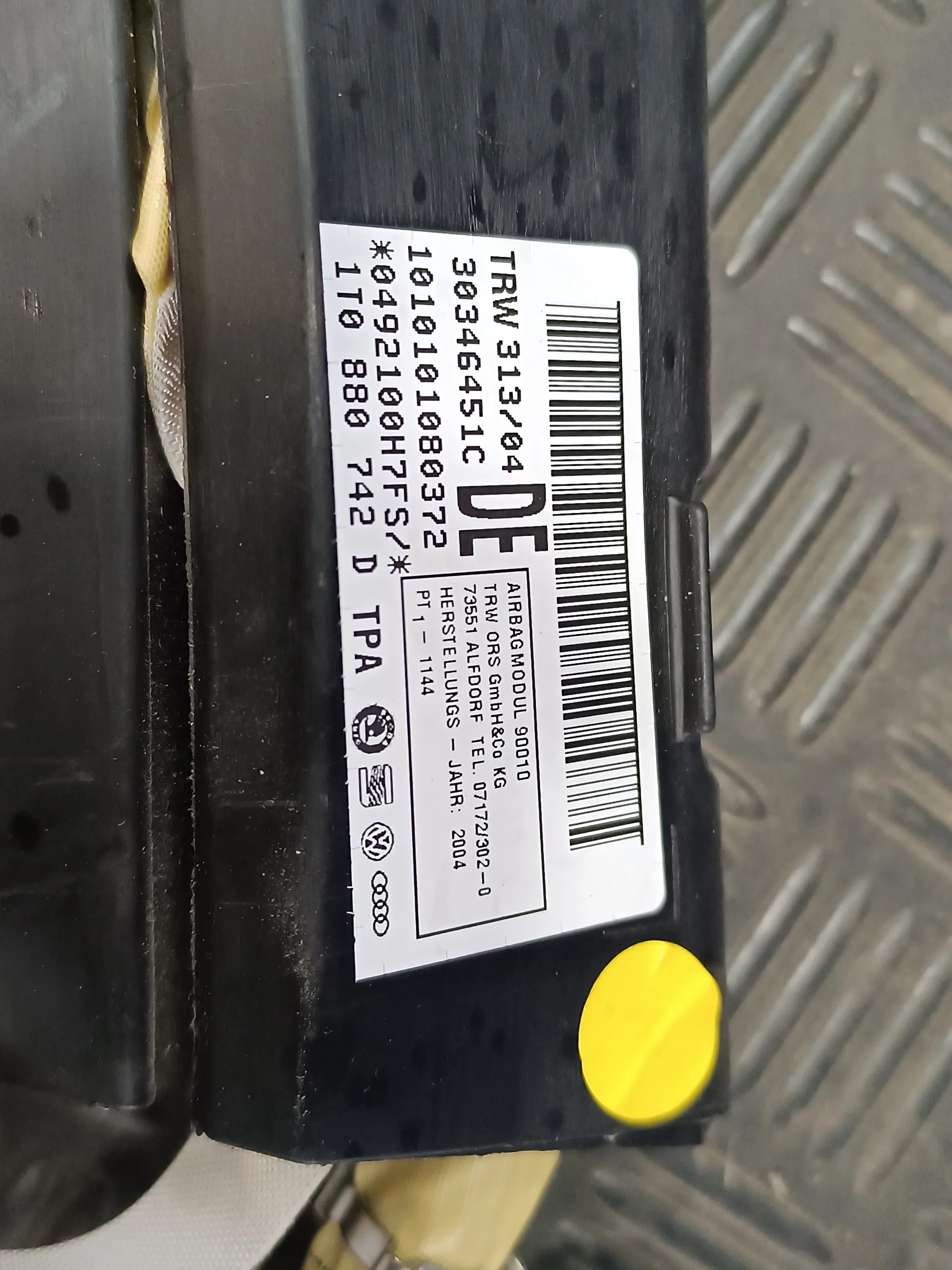 Airbag Cortina Delantero Derecho para Volkswagen Touran (1T1)