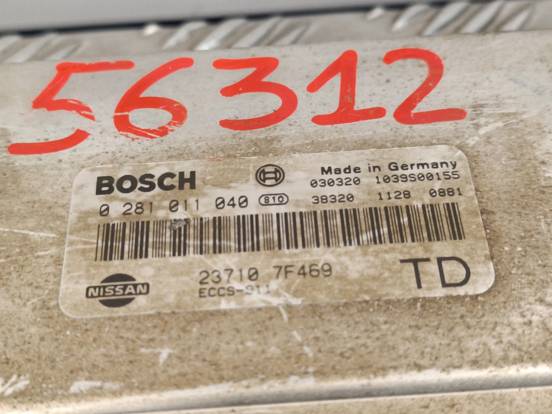 Centralita Motor Uce para Nissan Terrano/Terrano.ii (R20)