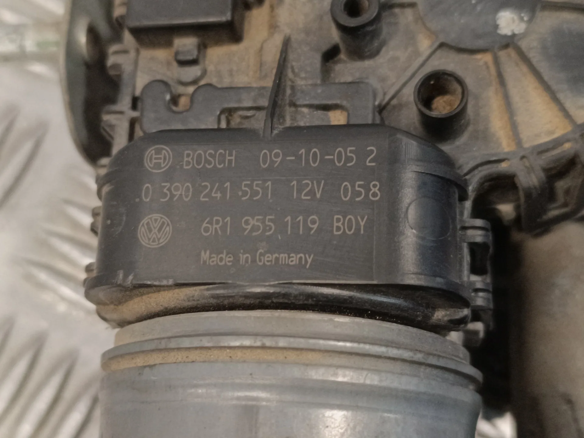 Motor Limpia Delantero para Volkswagen Polo (6R1)