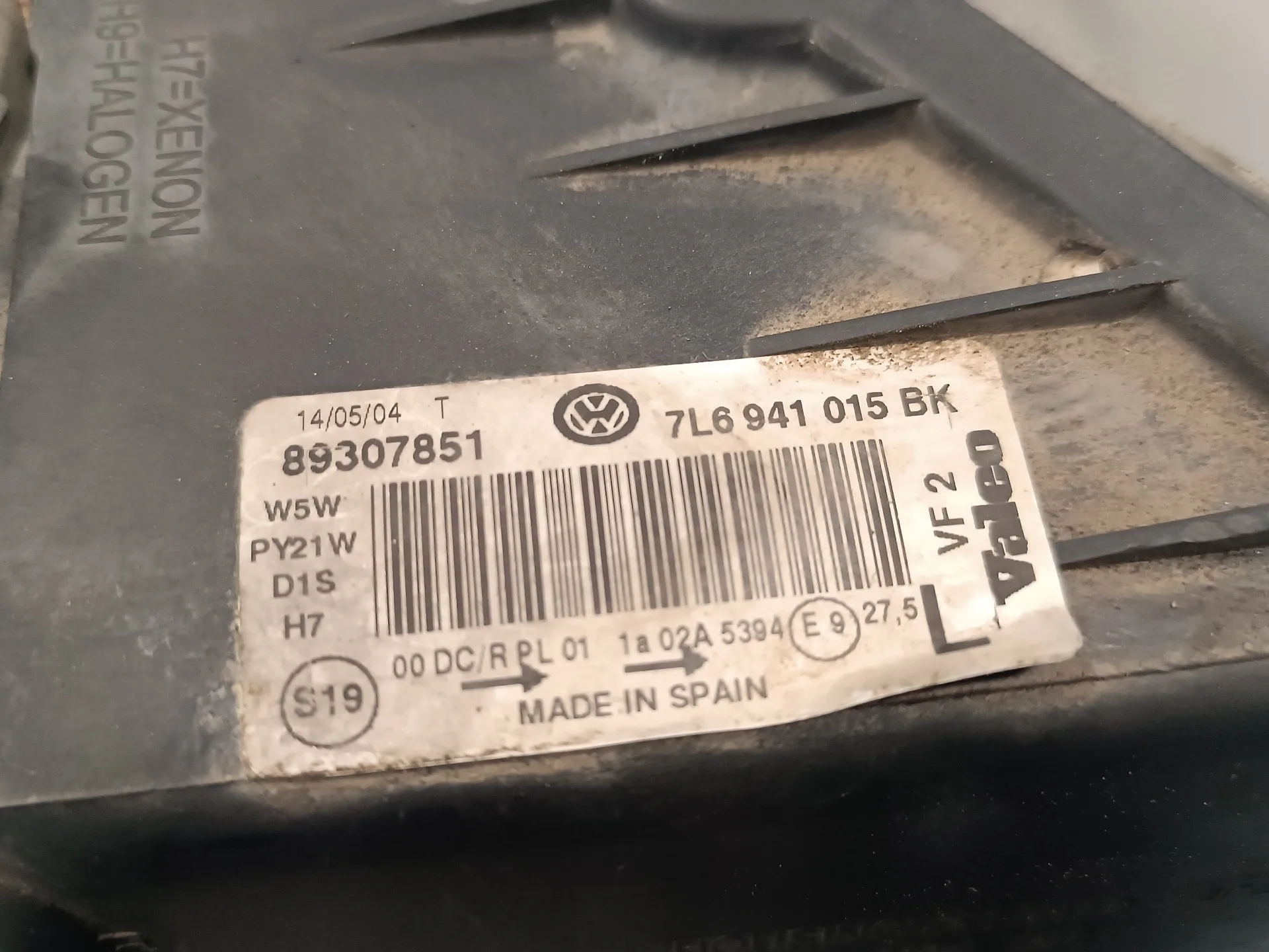Faro Izquierdo para Volkswagen Touareg (7La)