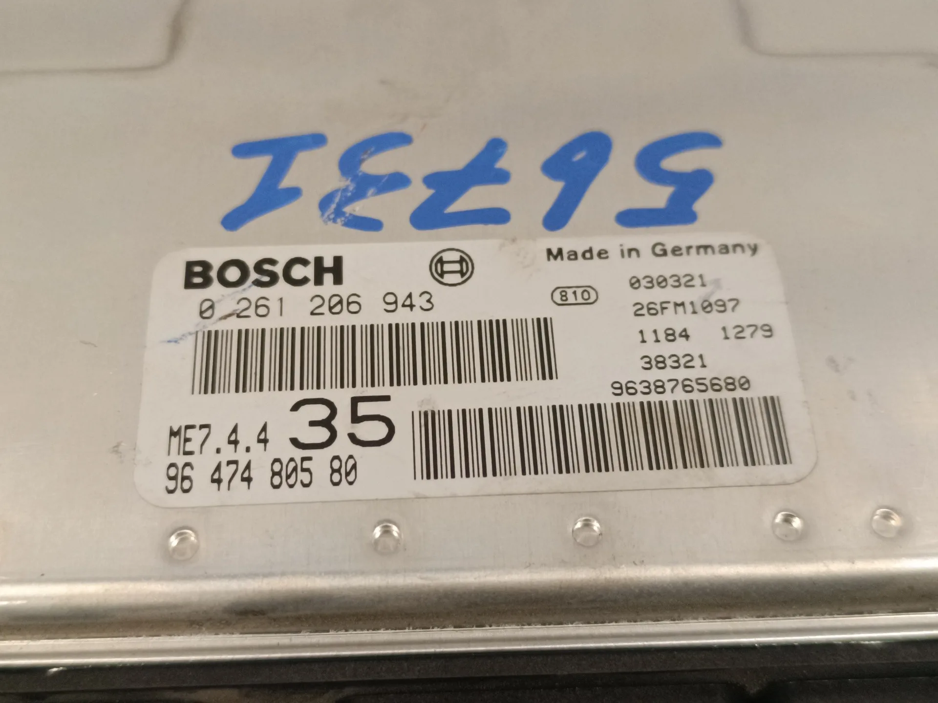 Centralita Motor Uce para Peugeot 307 (S1)