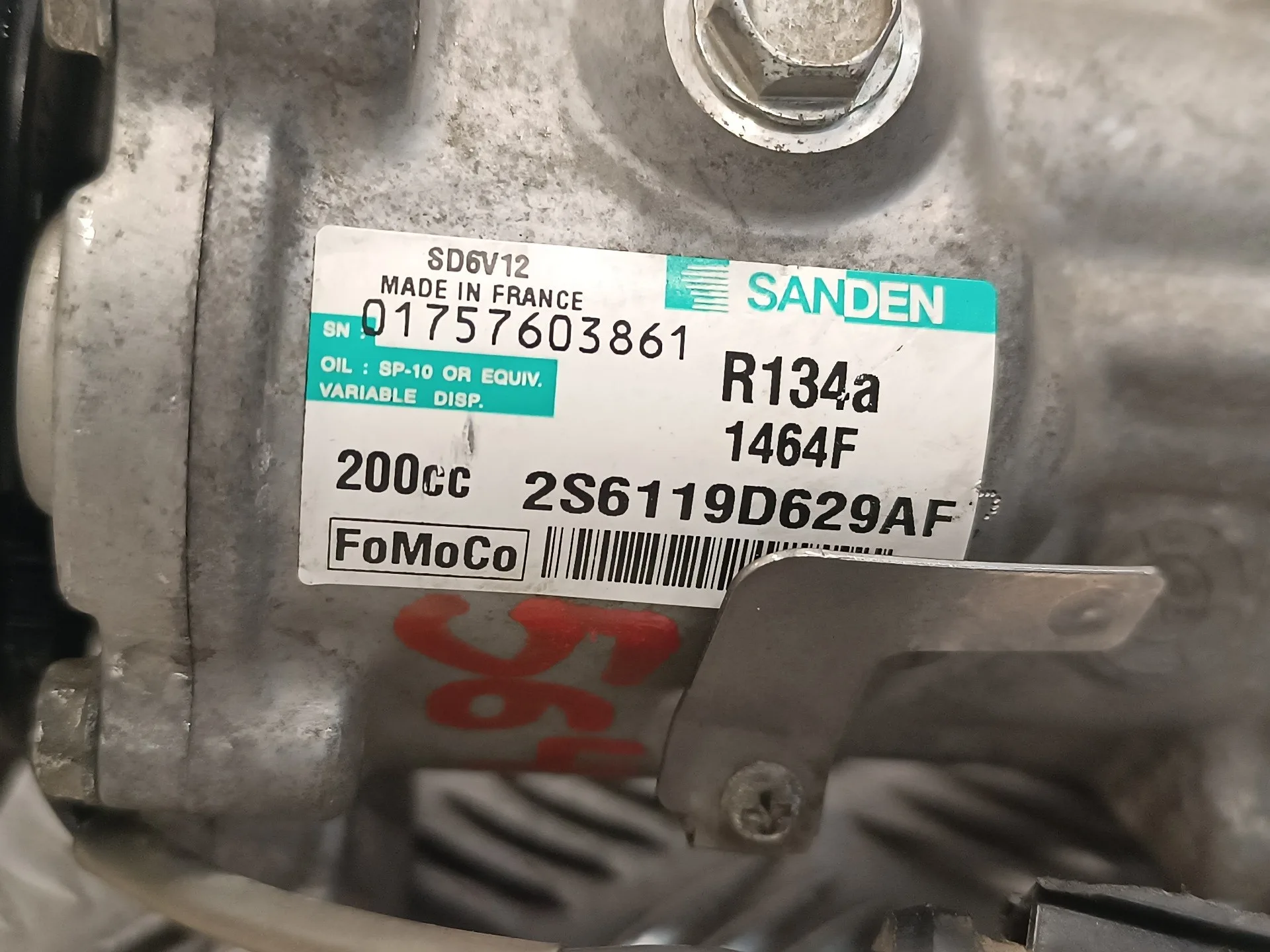 Compresor Aire Acondicionado para Ford Fiesta (Cbk)