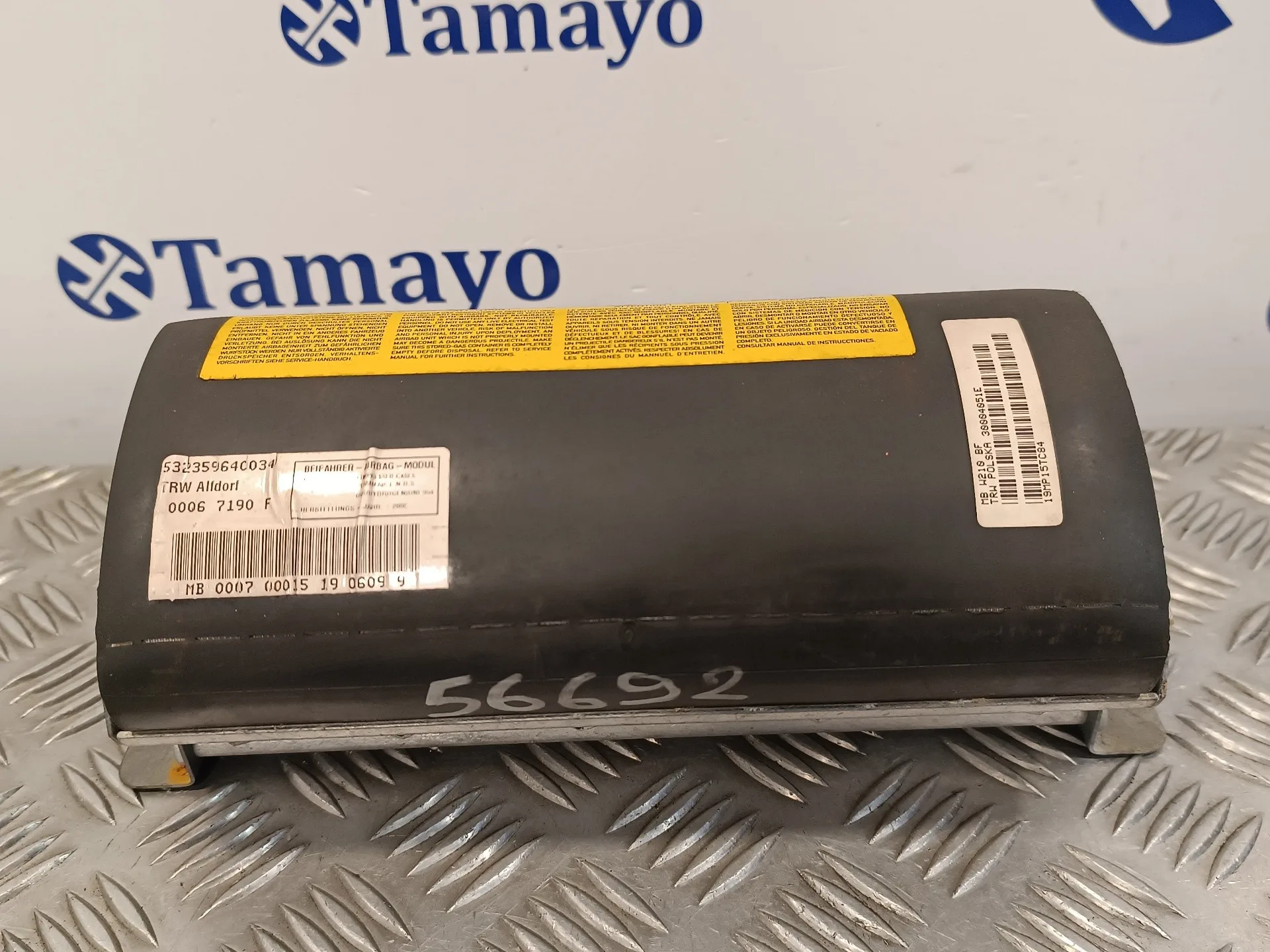 Airbag Delantero Derecho para Mercedes-Benz Clase Slk (W170) Roadster