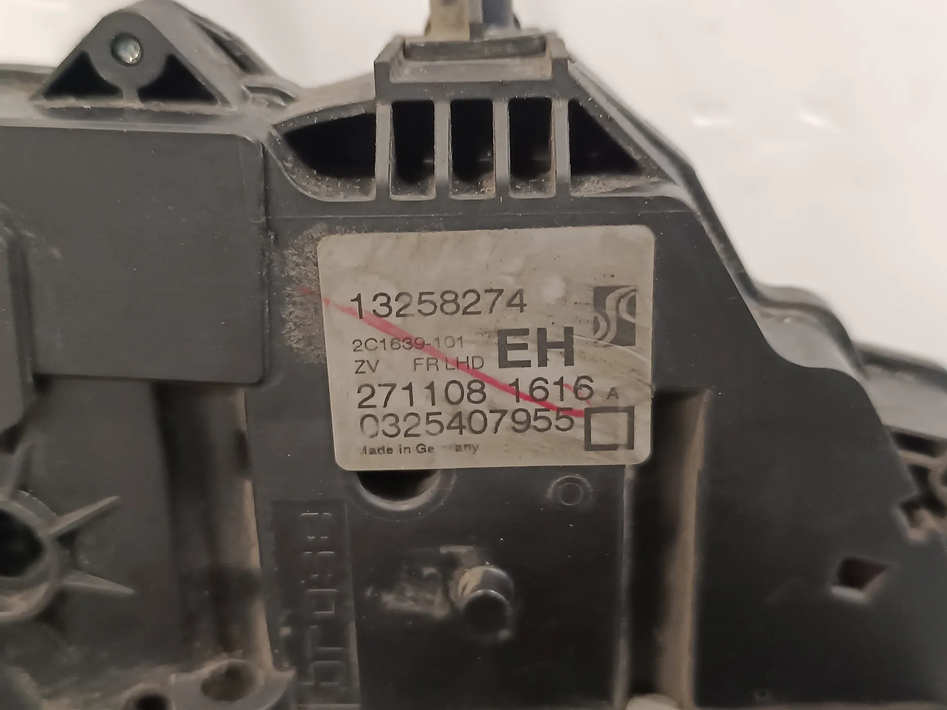 Cerradura Puerta Delantera Derecha para Opel Corsa D