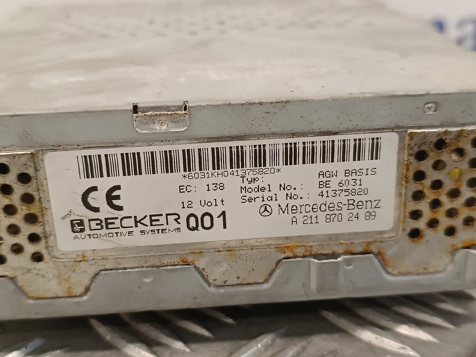 Amplificador Radio para Mercedes-Benz Clase E (W211) Berlina