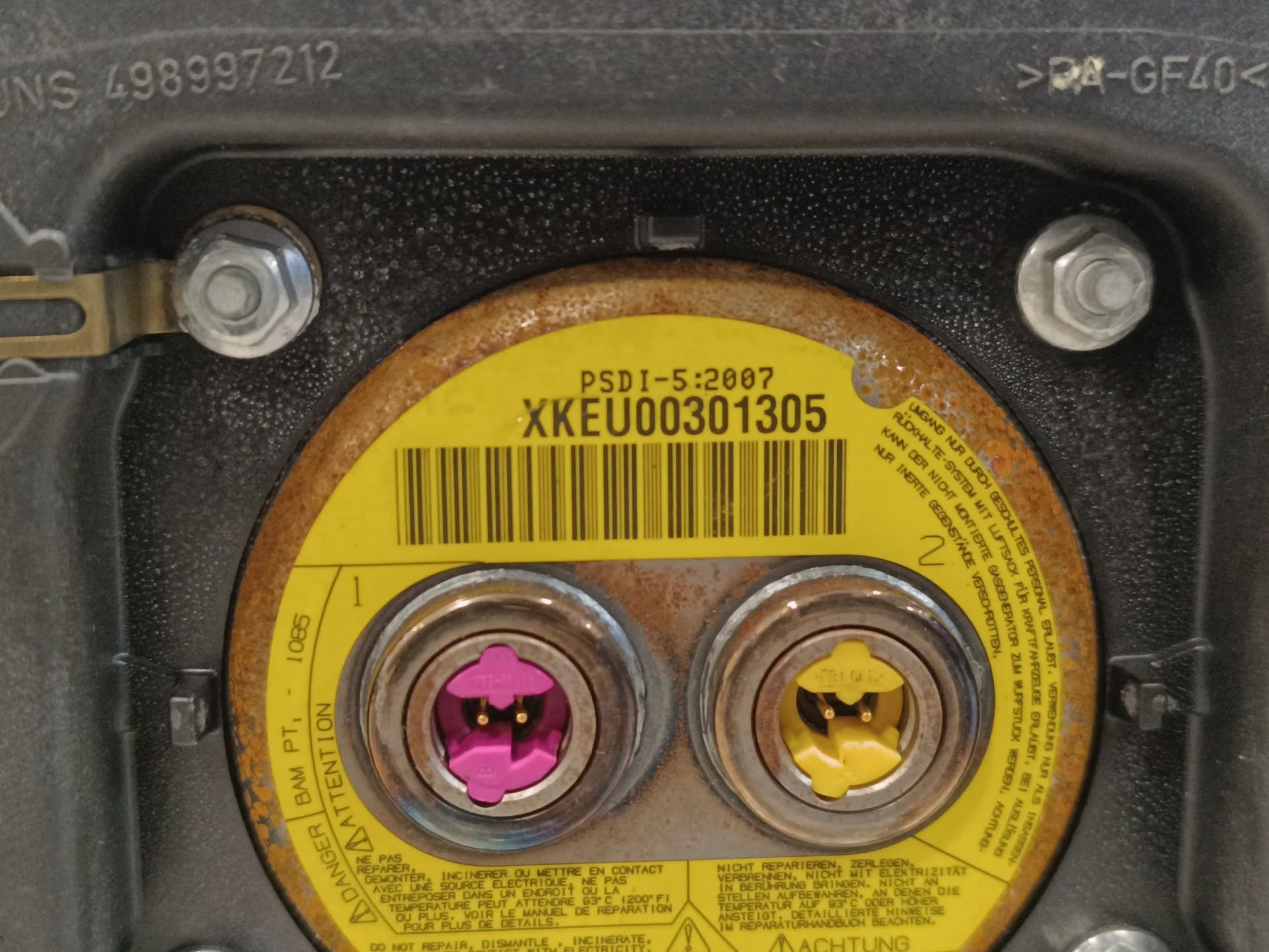 Airbag Delantero Izquierdo para Opel Astra H Caravan