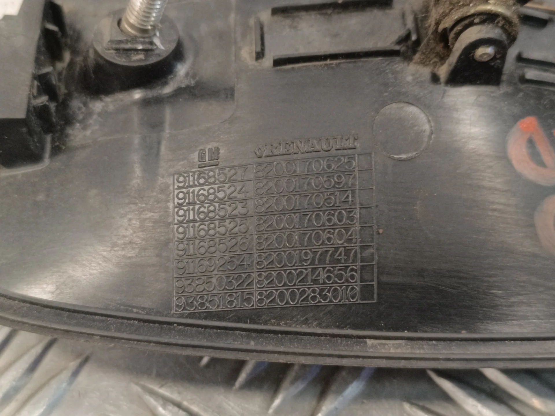 Maneta Exterior Delantera Derecha para Renault Trafic Caja Cerrada (Ab 4.01)