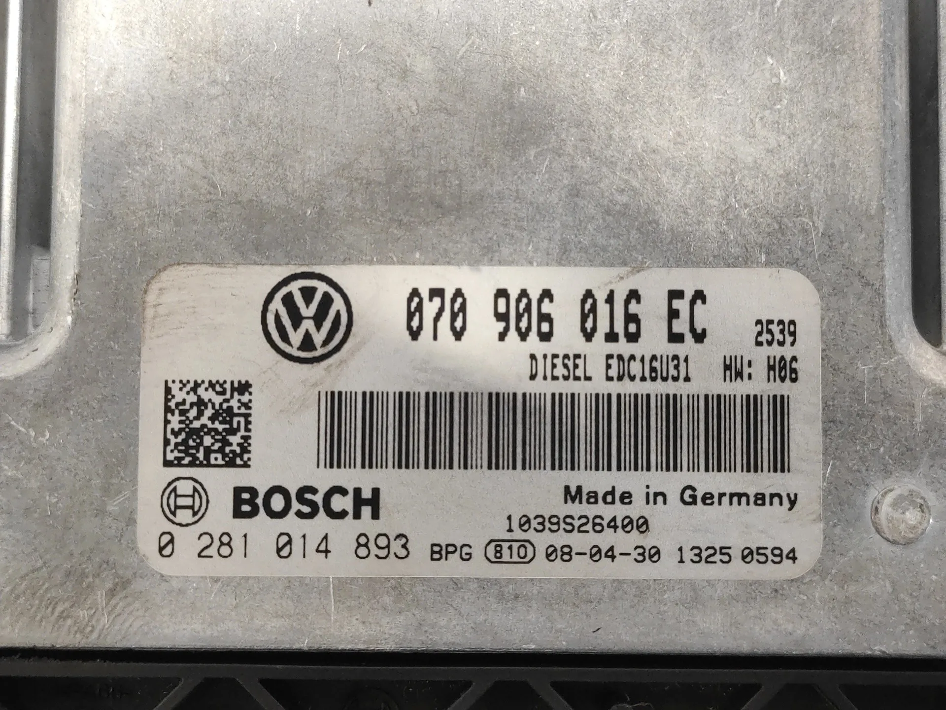 Centralita Motor Uce para Volkswagen T5 Transporter/Furgoneta