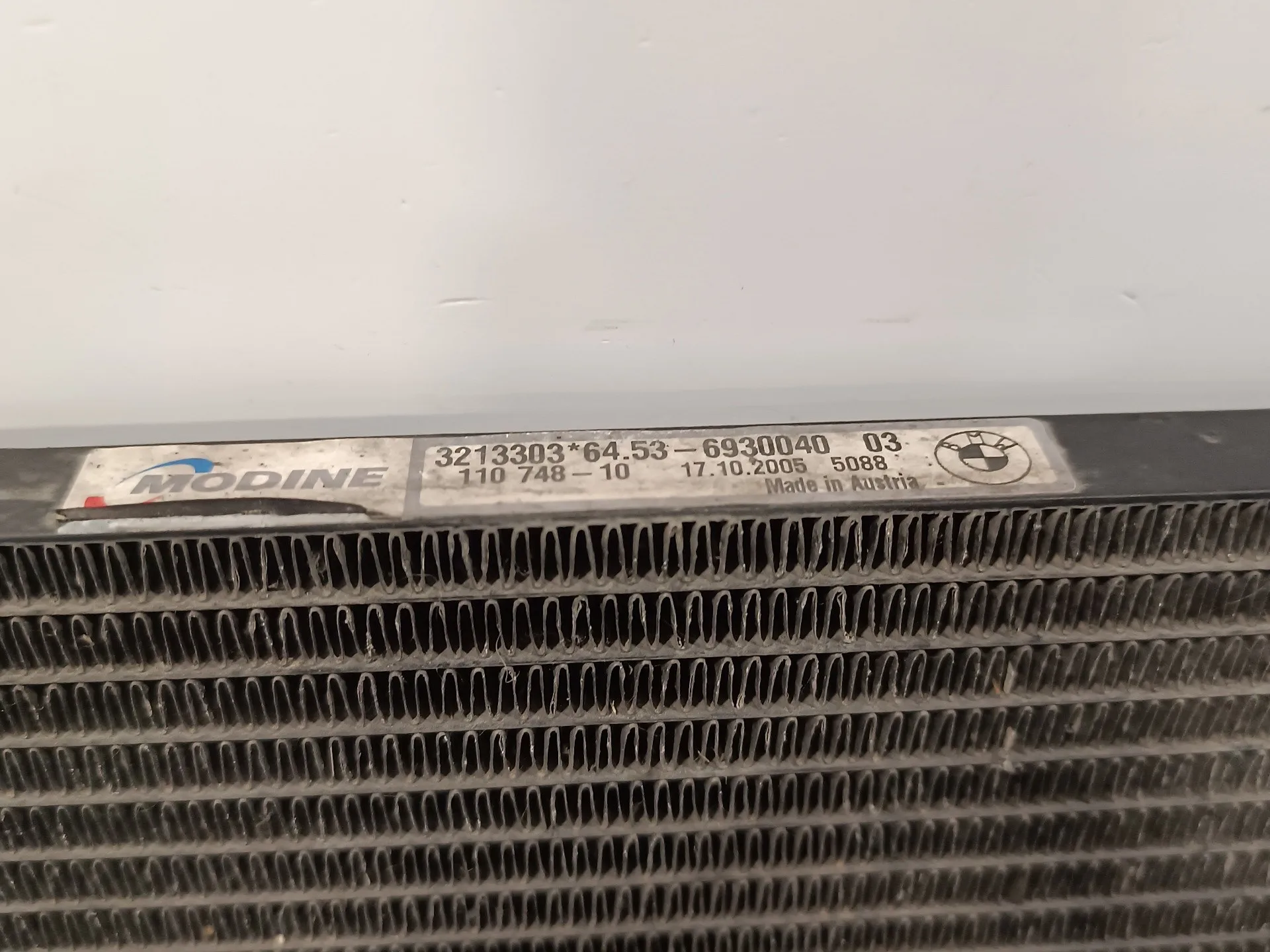 Condensador / Radiador Aire Acondicionado para Bmw Serie 3 Berlina (E90)