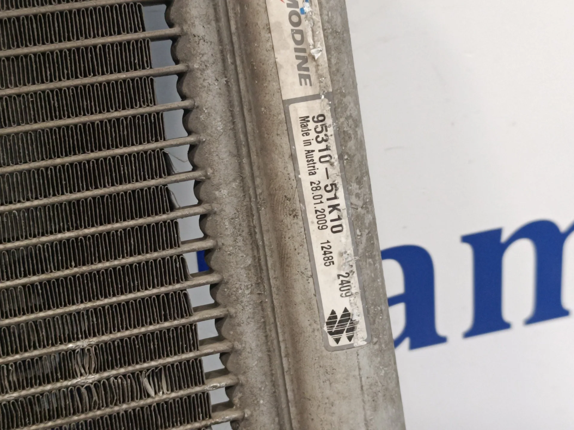 Condensador / Radiador Aire Acondicionado para Opel Agila B