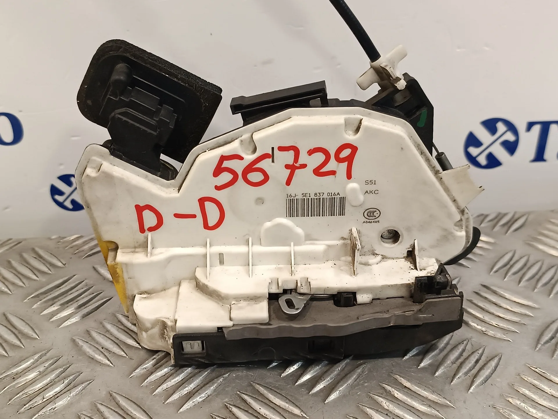 Cerradura Puerta Delantera Derecha para Seat Toledo (Kg3)