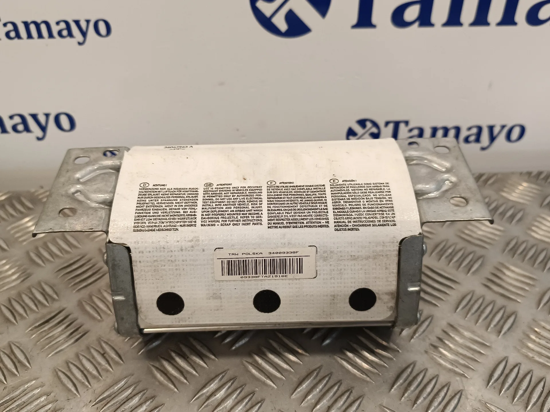 Airbag Delantero Derecho para Bmw Serie 3 Touring (E91)