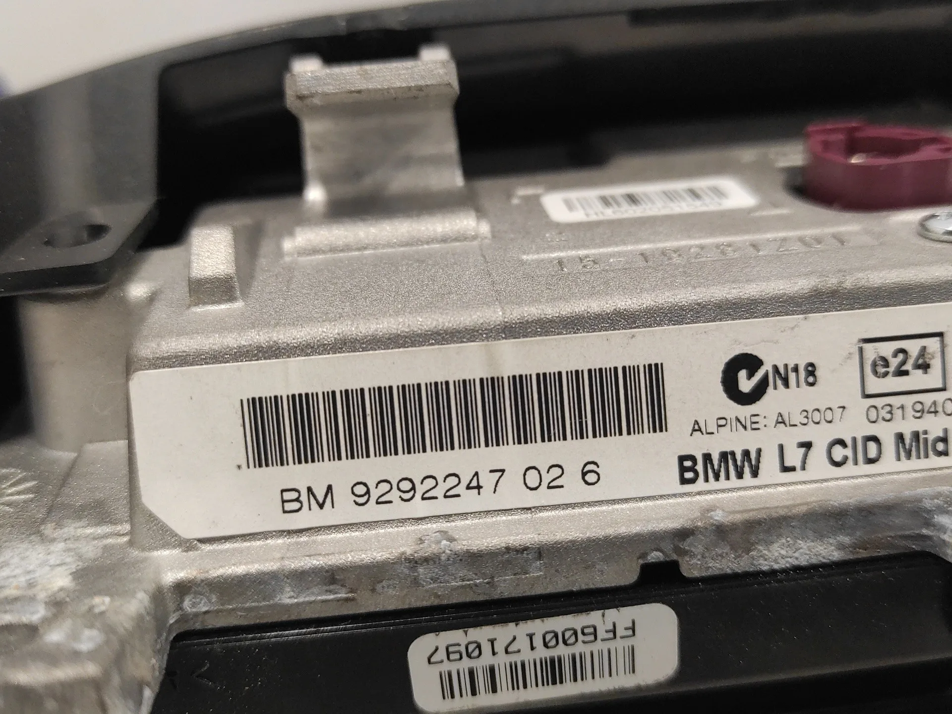 Pantalla Multifuncion para Bmw Serie 3 Lim. (F30)