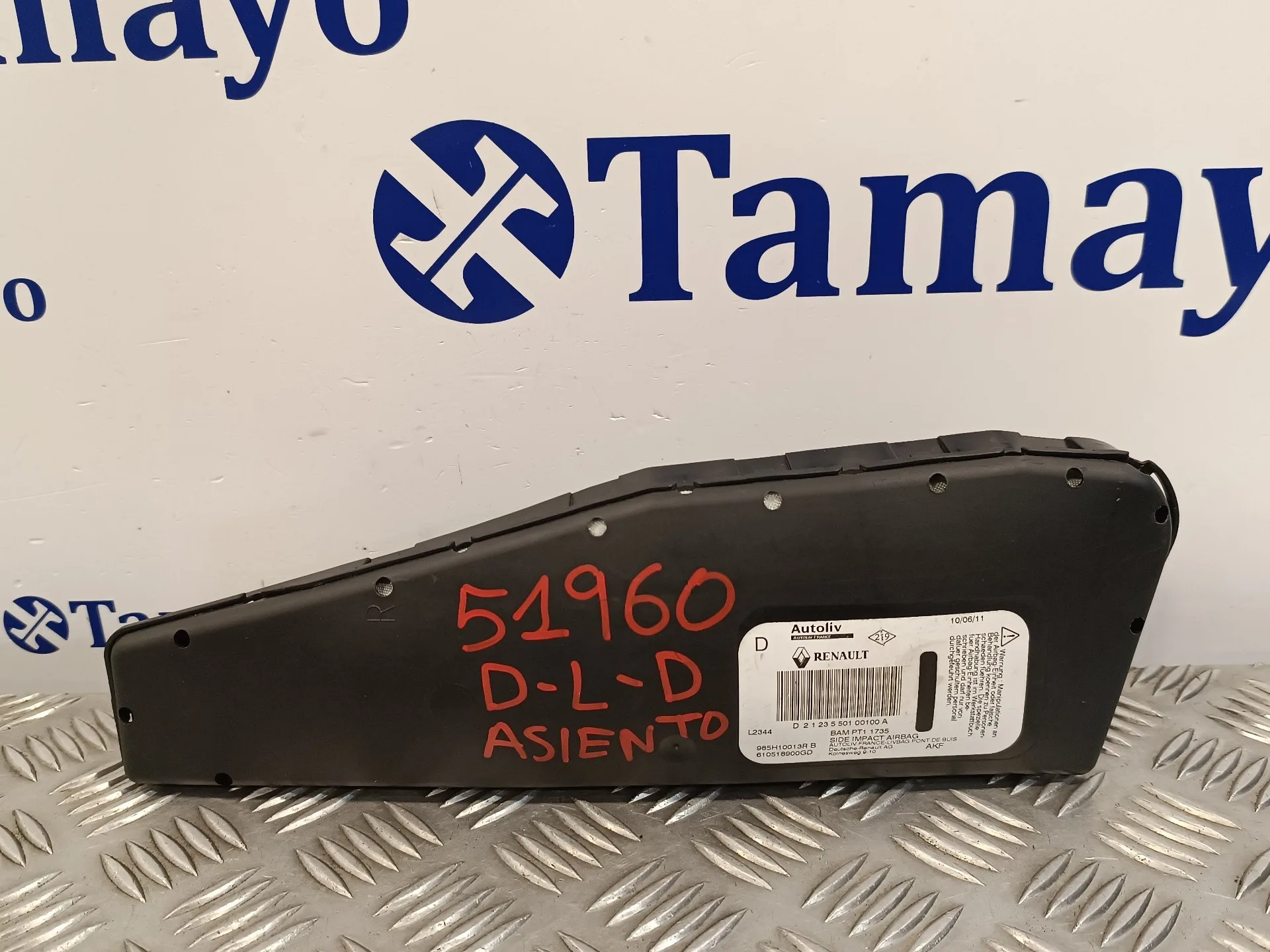 Airbag Asiento Delantero Derecho para Renault Scenic Iii