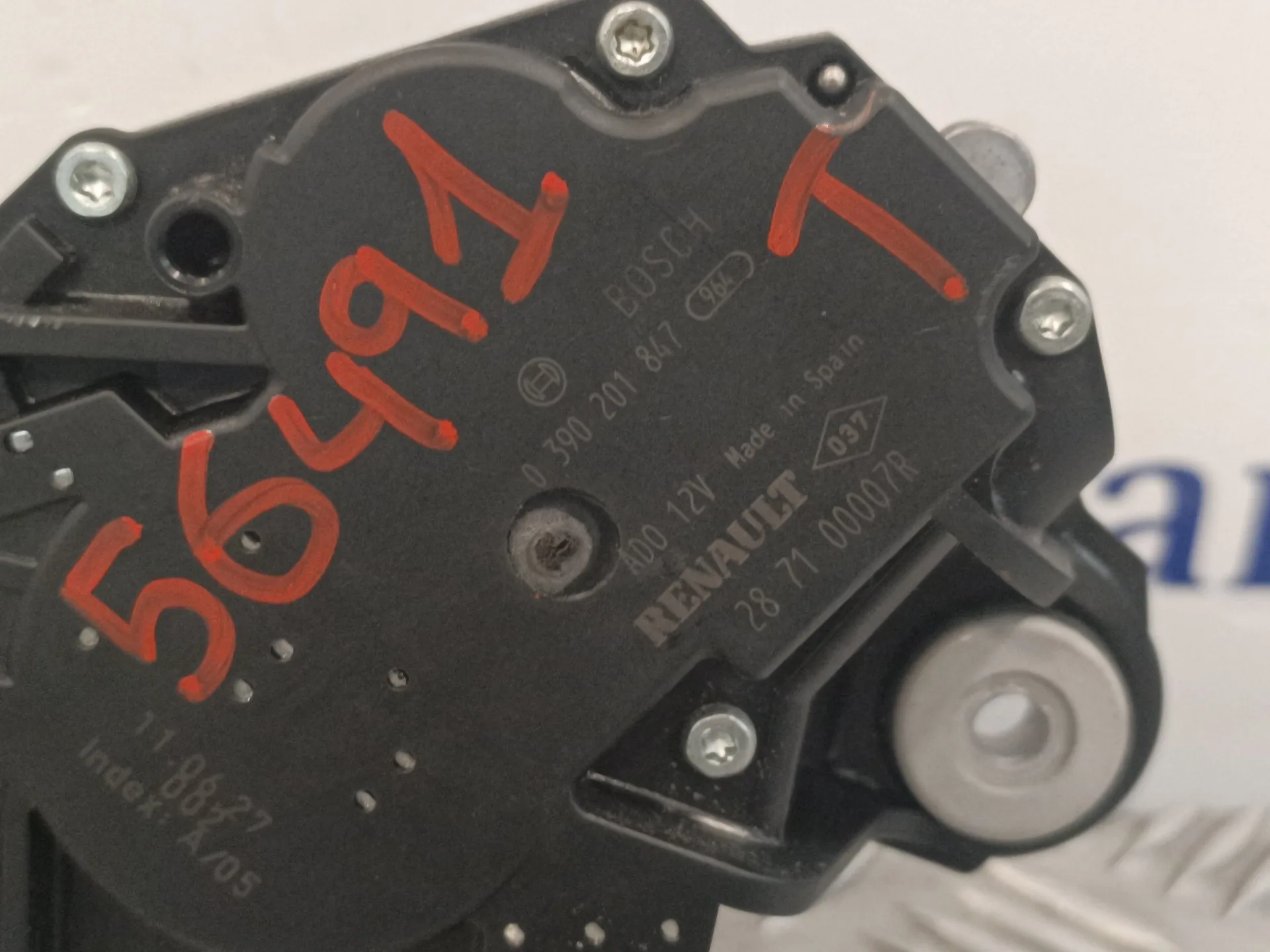 Motor Limpia Trasero para Renault Megane Iii Berlina 5 P