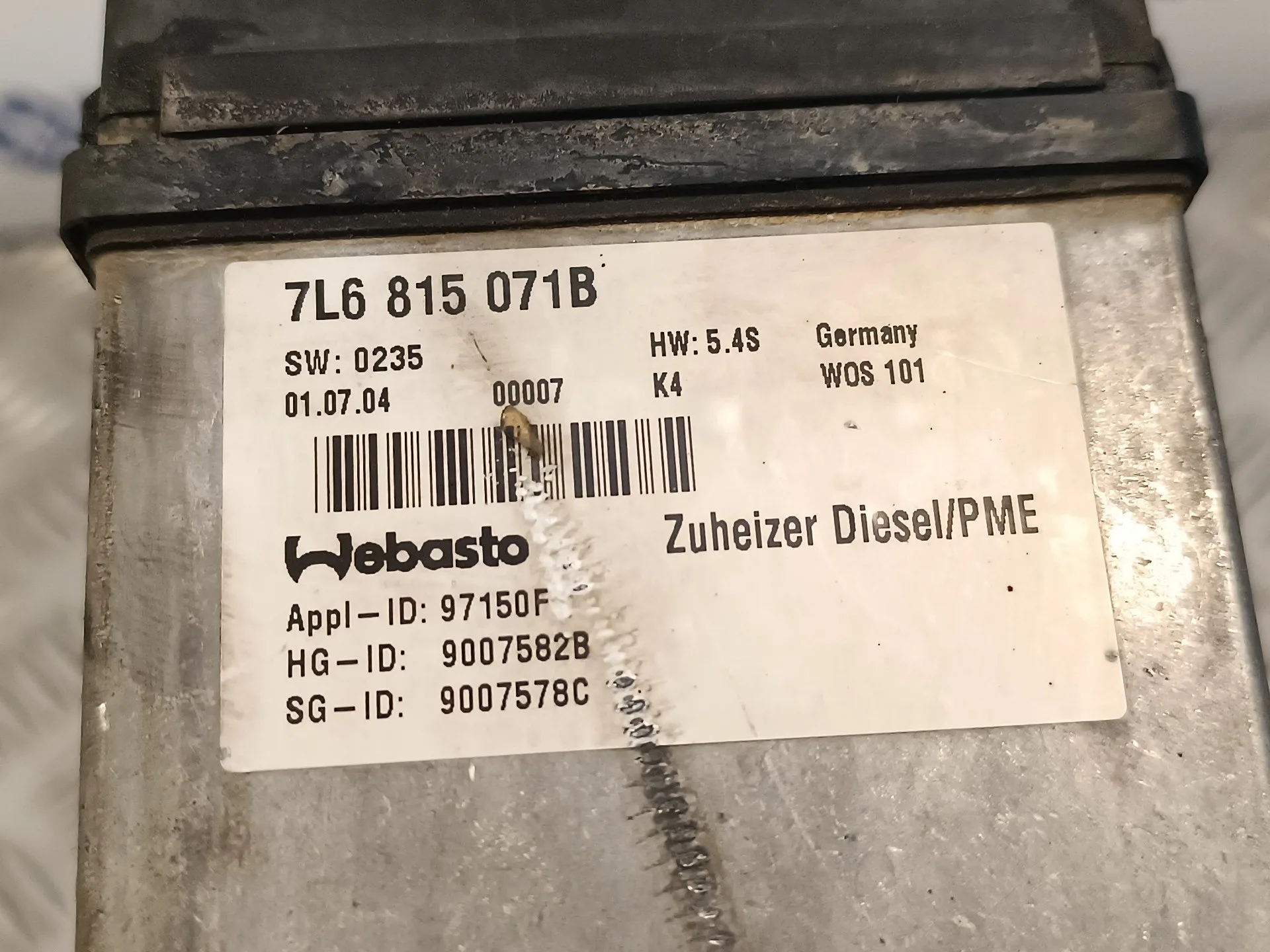 Calefaccion Autonoma para Volkswagen Touareg (7La)