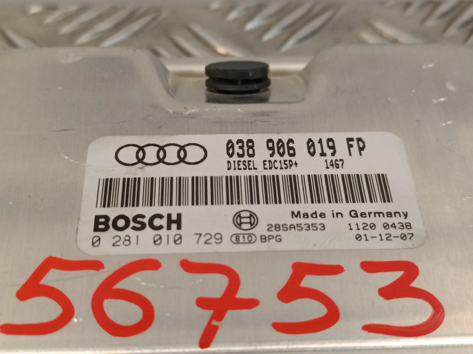 Centralita Motor Uce para Audi A4 Avant (8E)