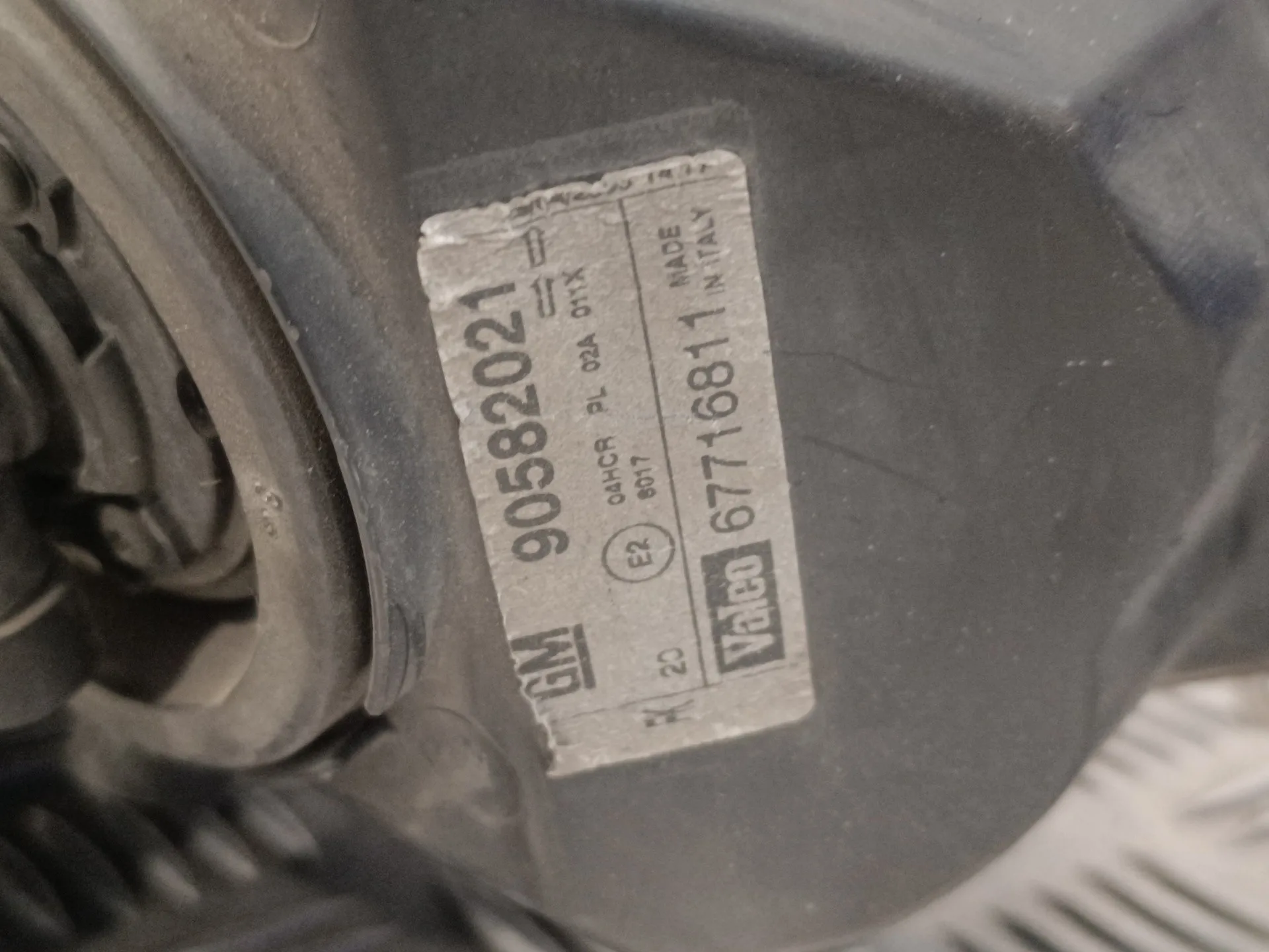 Faro Izquierdo para Opel Zafira A