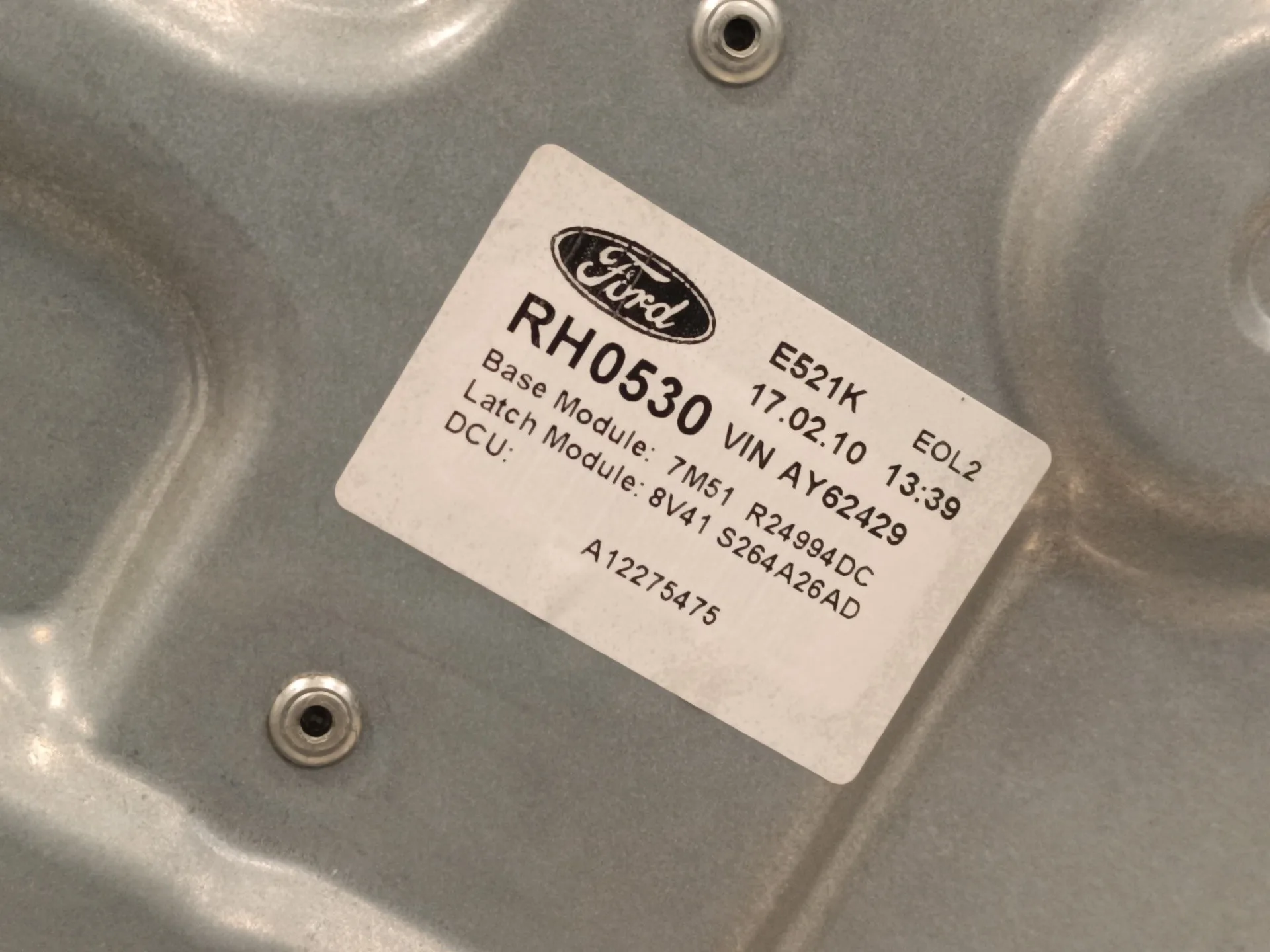 Elevalunas Trasero Derecho para Ford Kuga (Cbv)