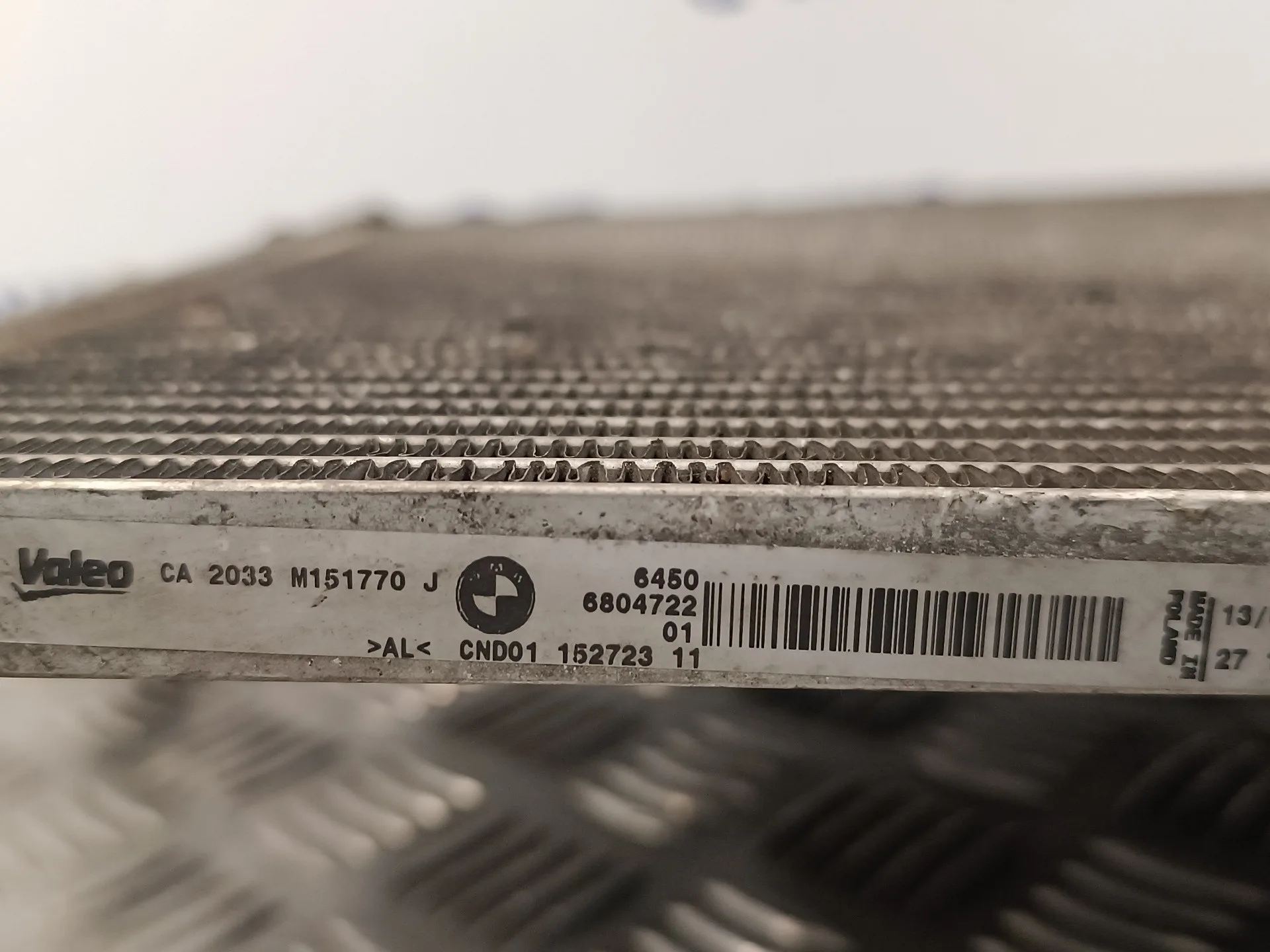 Condensador / Radiador Aire Acondicionado para Bmw Serie 1 Lim F21