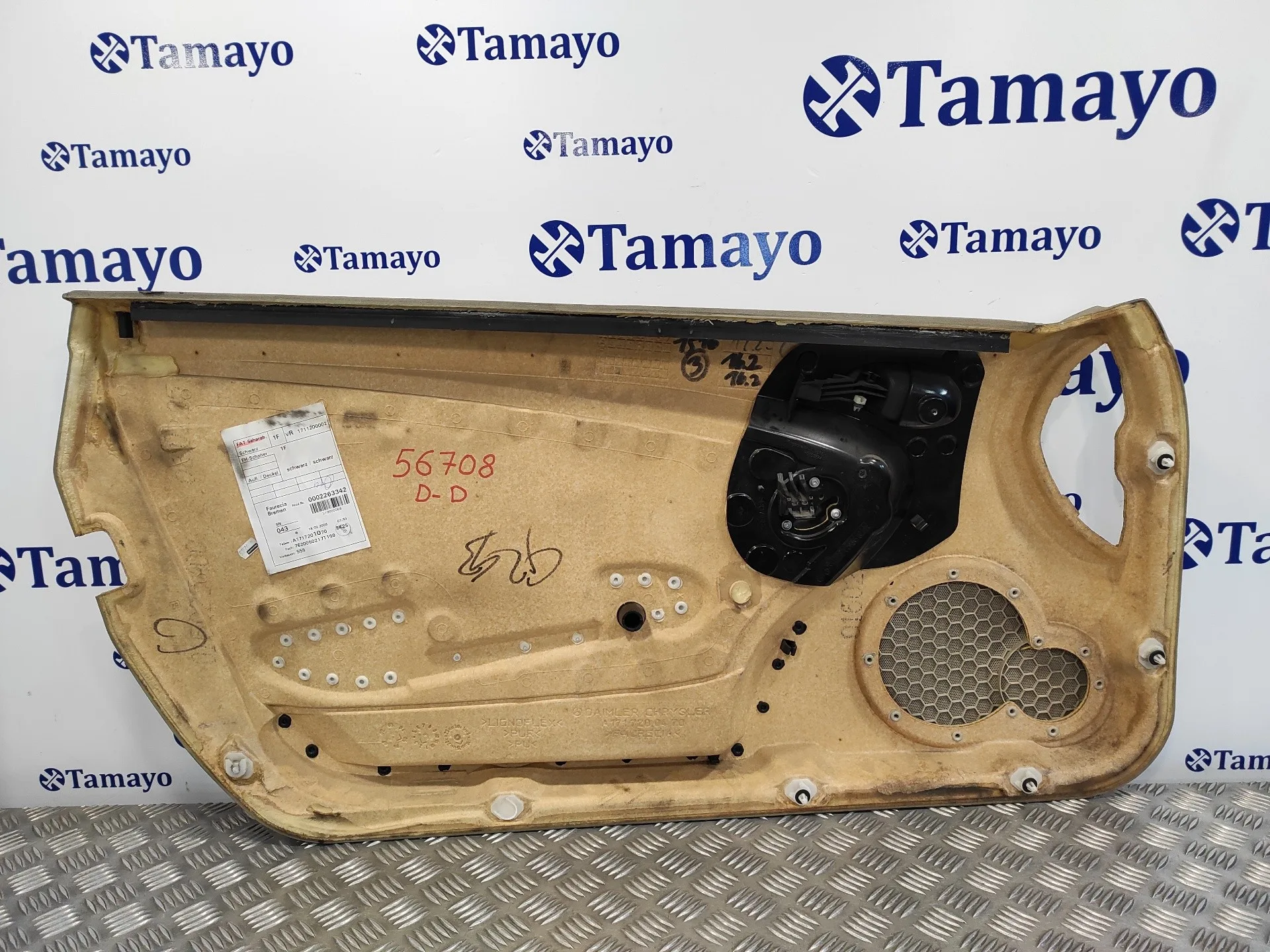 Guarnecido Puerta Delantera Derecha para Mercedes-Benz Clase Slk (W171) Roadster