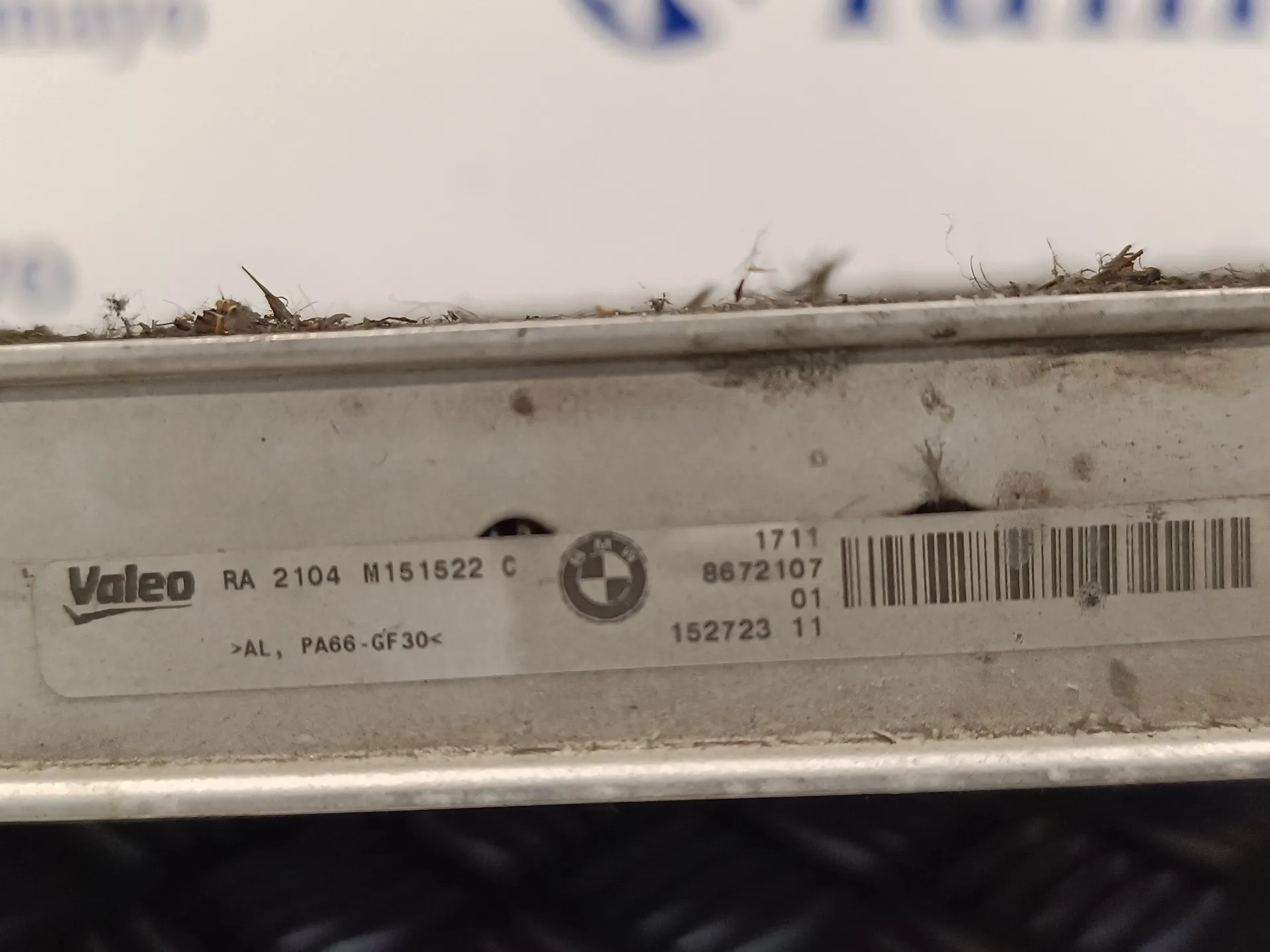 Radiador Agua para Bmw Serie 1 Lim F21