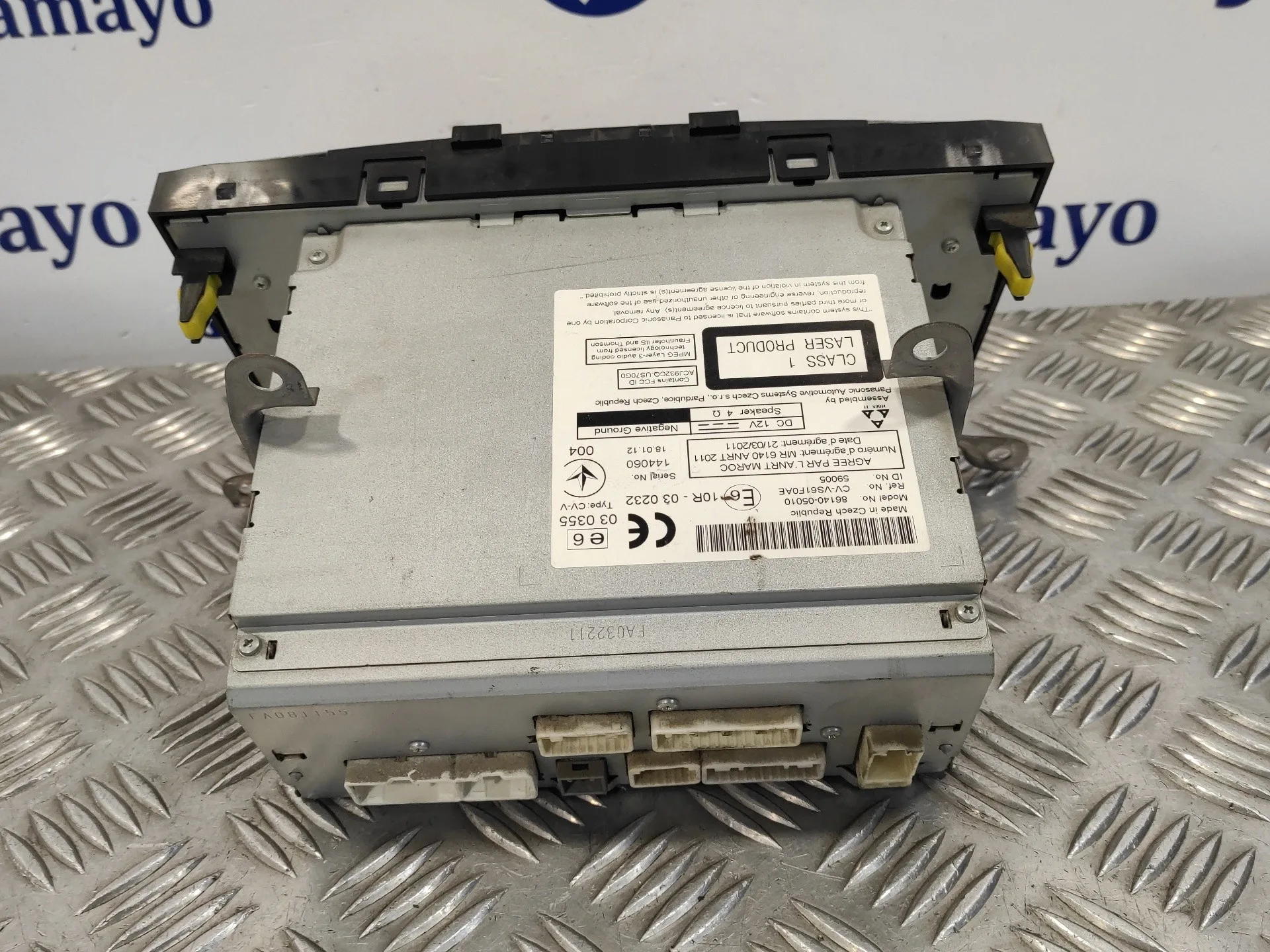 Sistema Audio / Radio Cd para Toyota Avensis (T27)