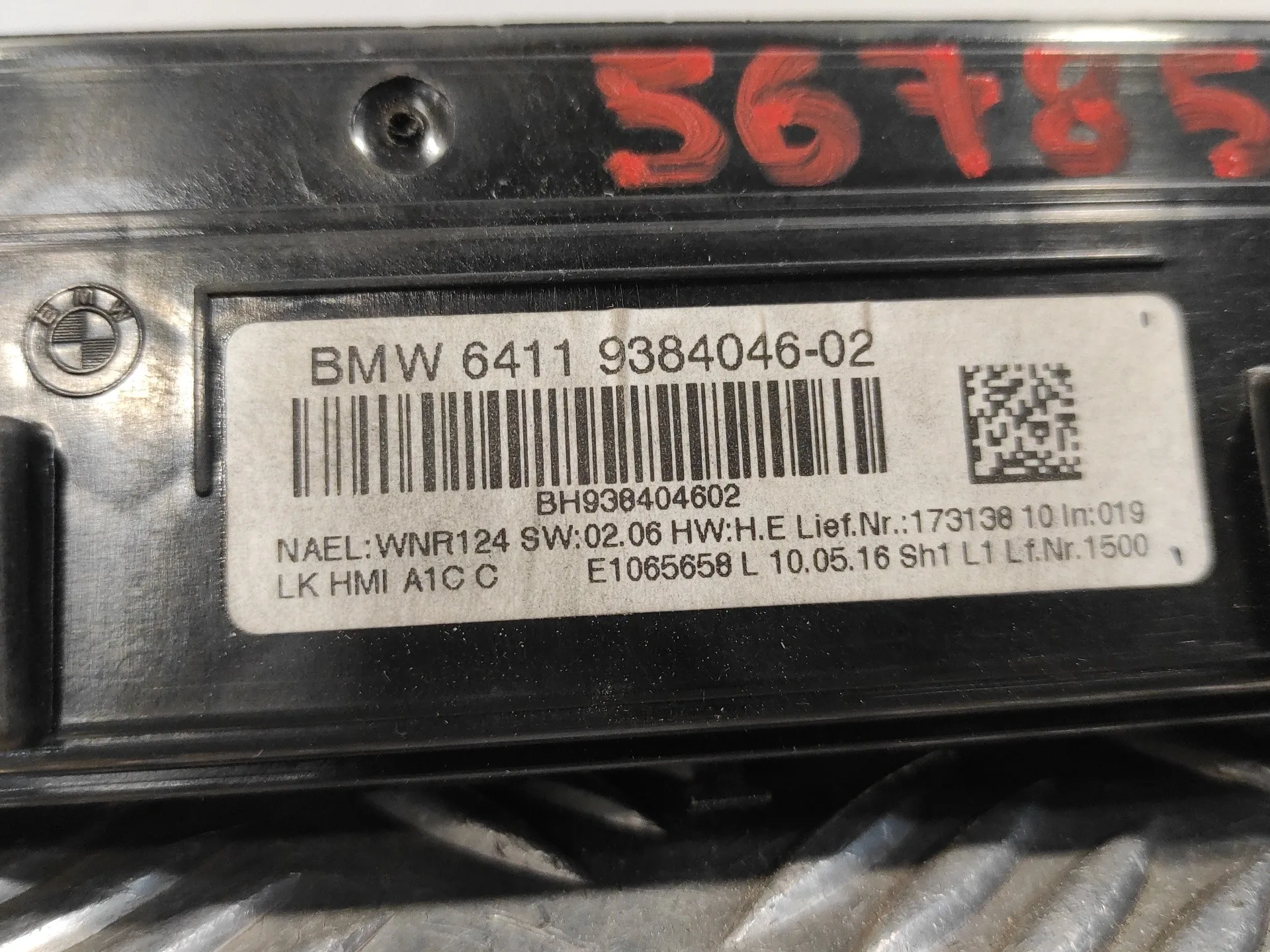 Mando Climatizador para Bmw Serie 1 Lim F21