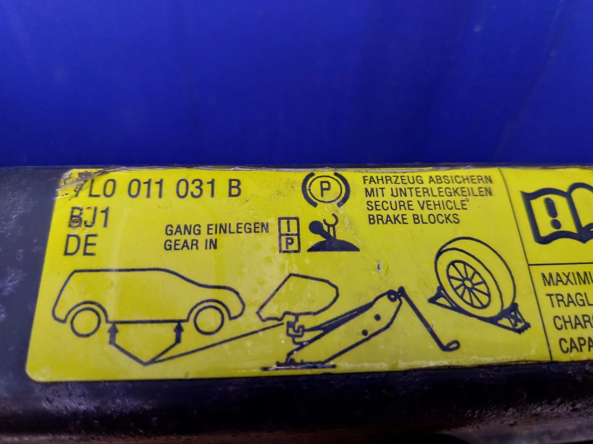 Gato para Volkswagen Touareg (7La)