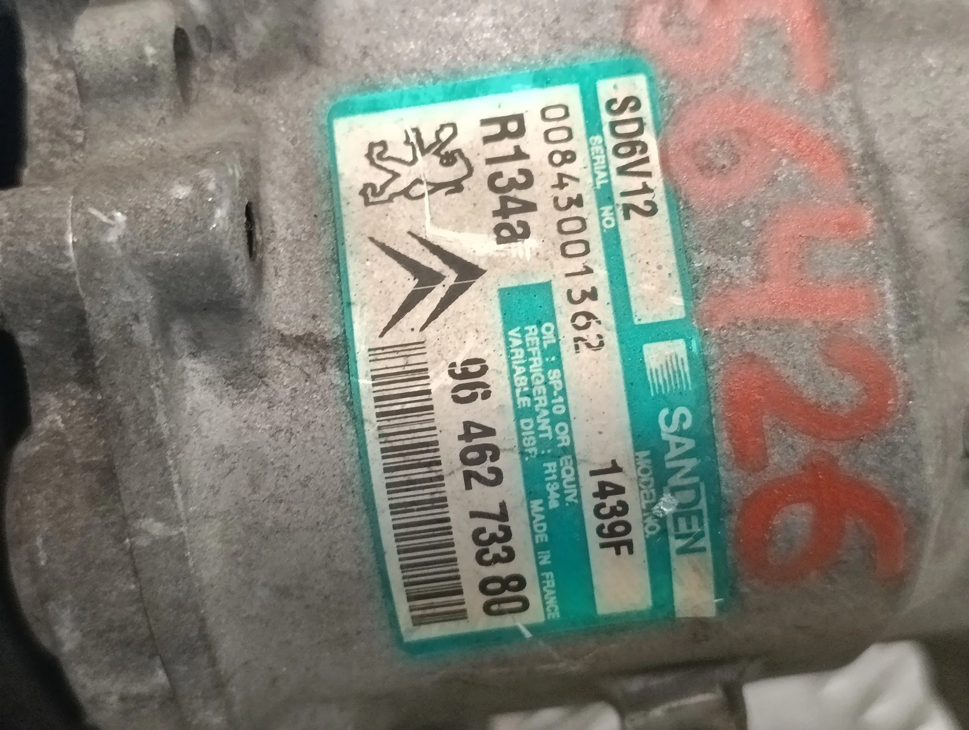 Compresor Aire Acondicionado para Citroën C3