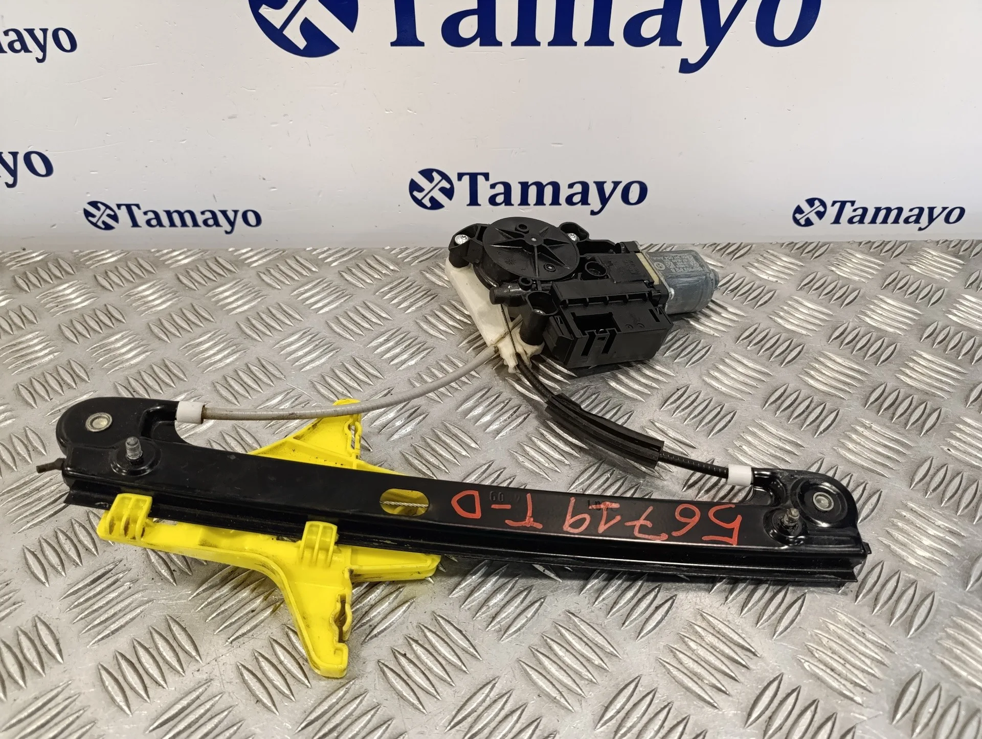 Elevalunas Trasero Derecho para Volkswagen Polo (6R1)