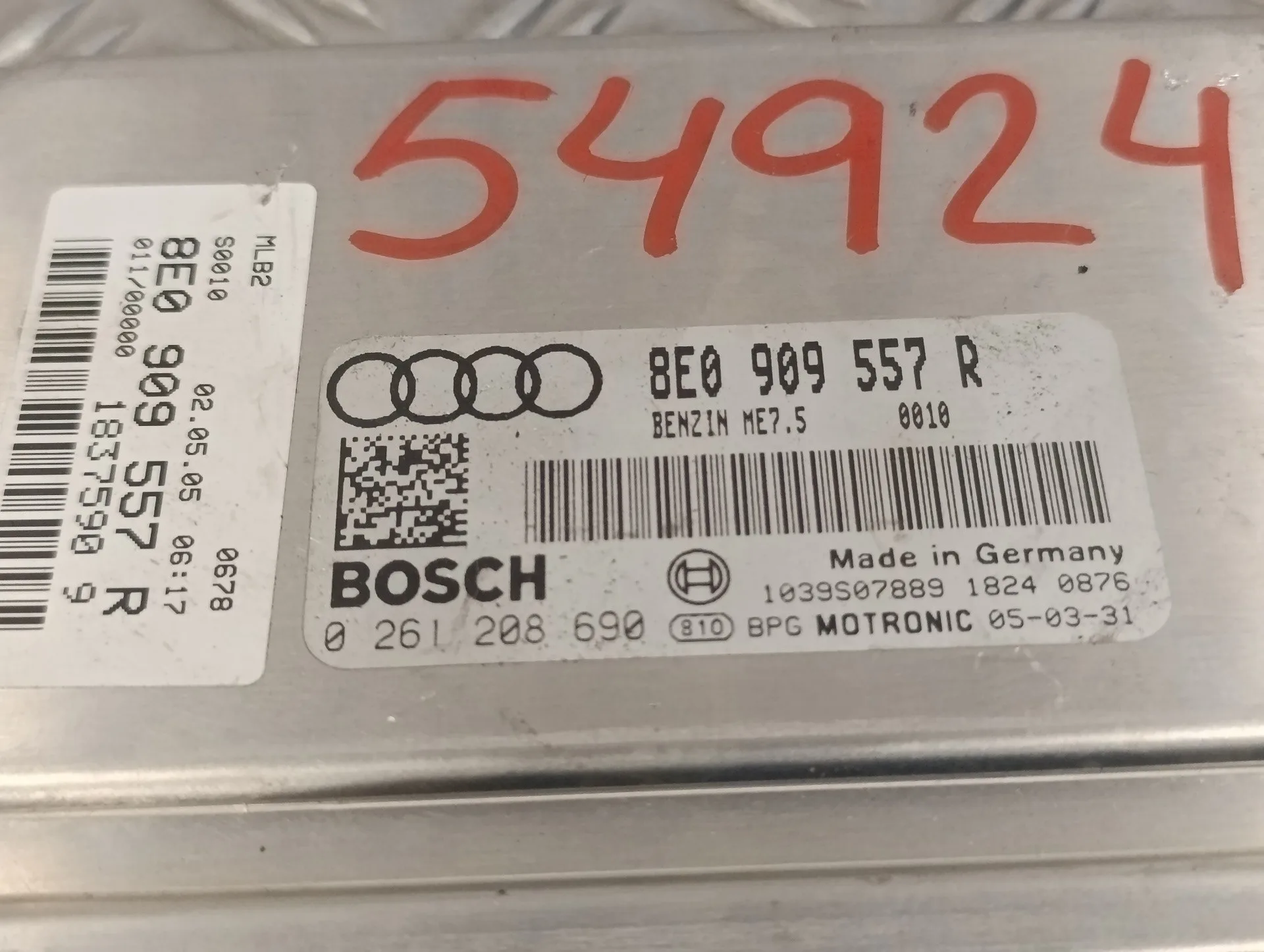 Centralita Motor Uce para Audi A4 Avant (8E)
