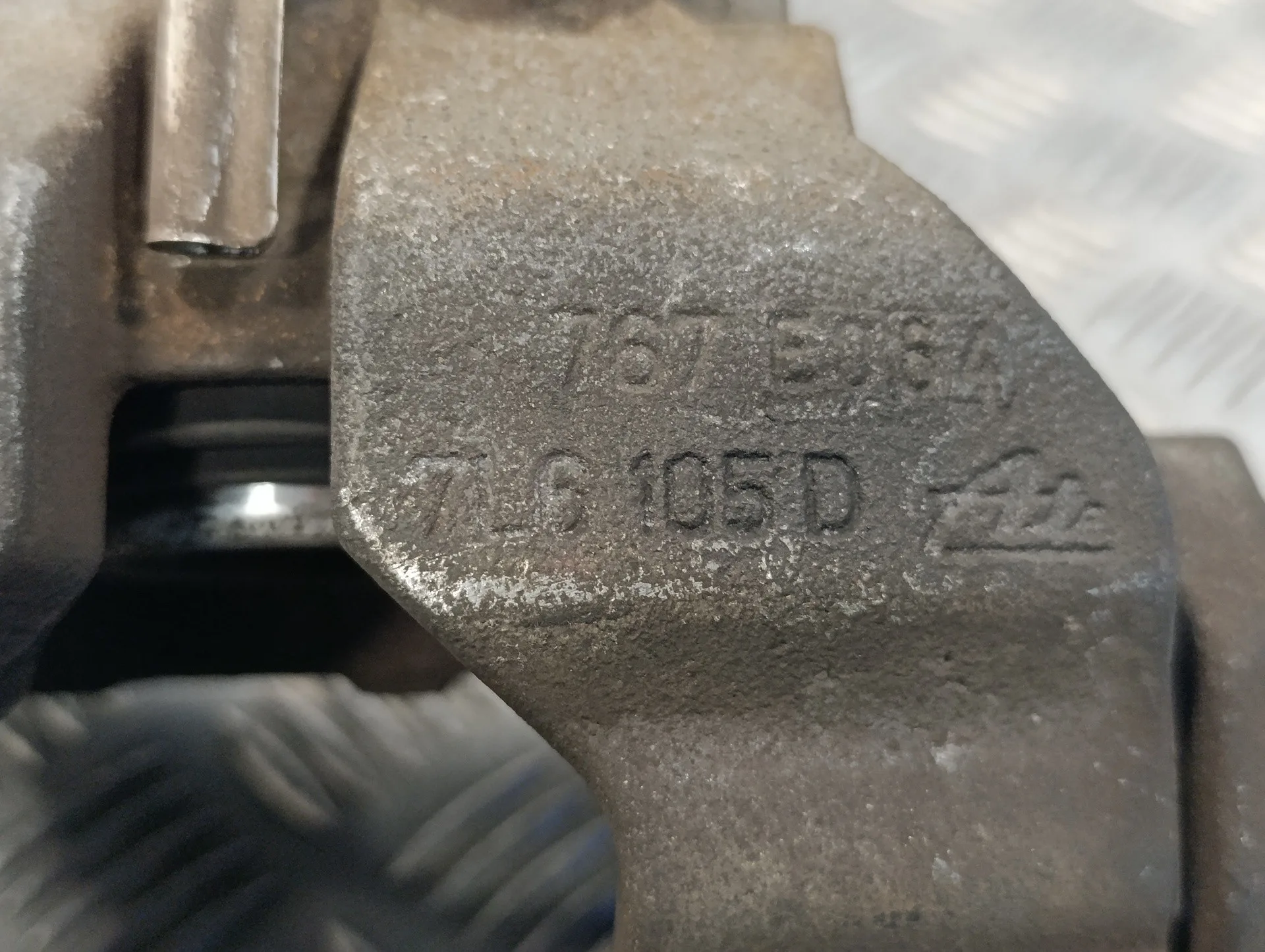 Pinza Freno Delantera Izquierda para Volkswagen Touareg (7La)