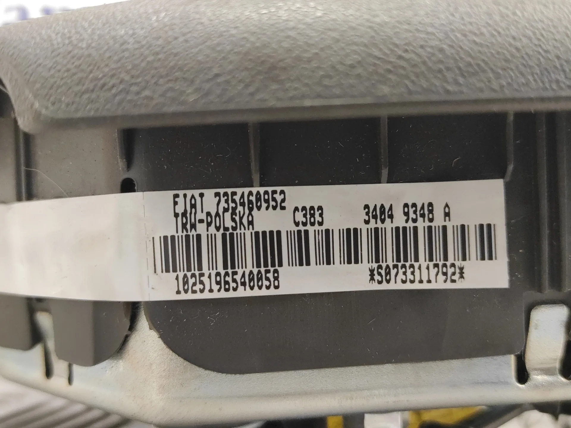 Airbag Delantero Izquierdo para Fiat Panda (169)