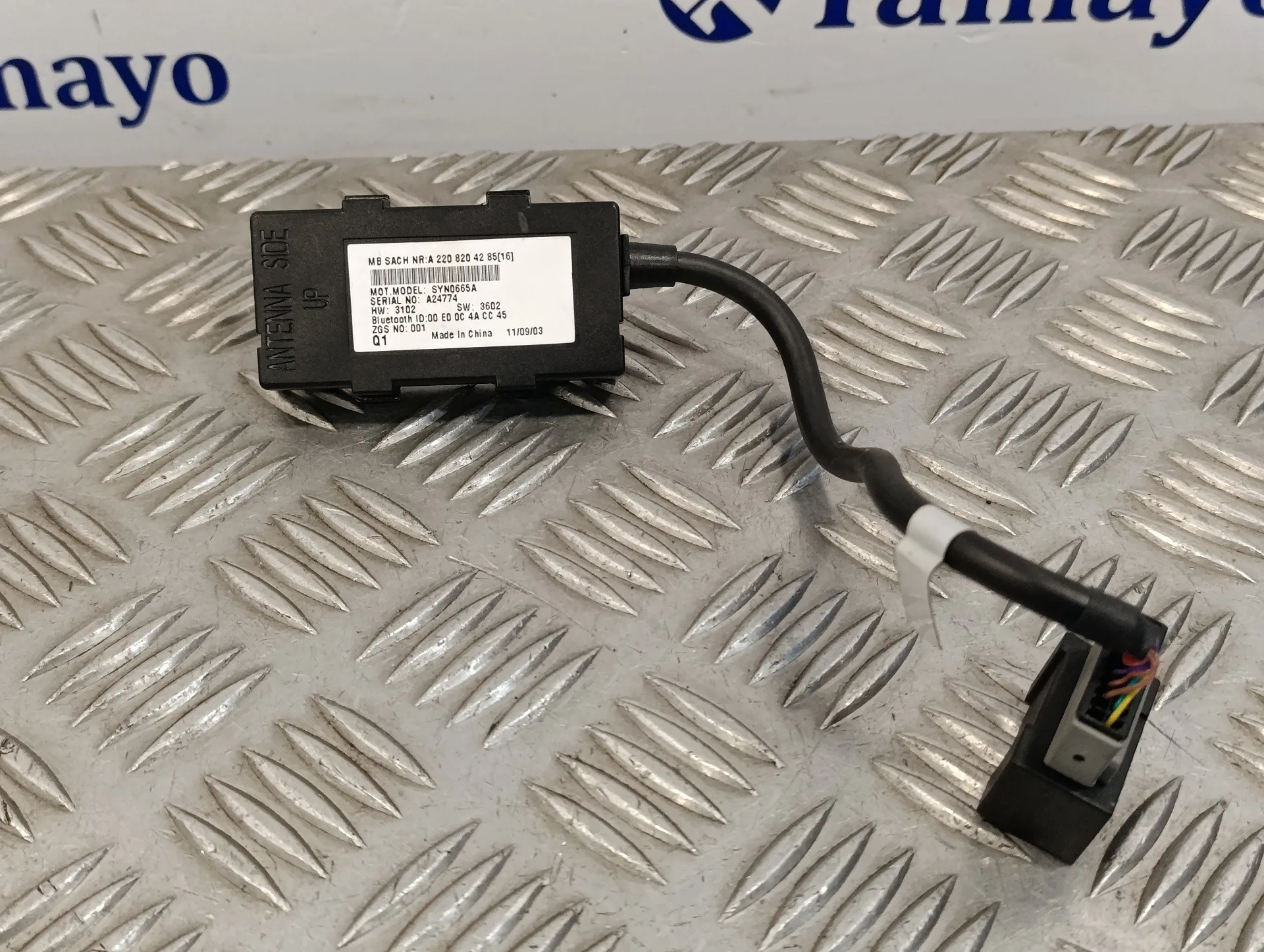 Centralita Bluetooth para Mercedes-Benz Clase S (W220) Berlina
