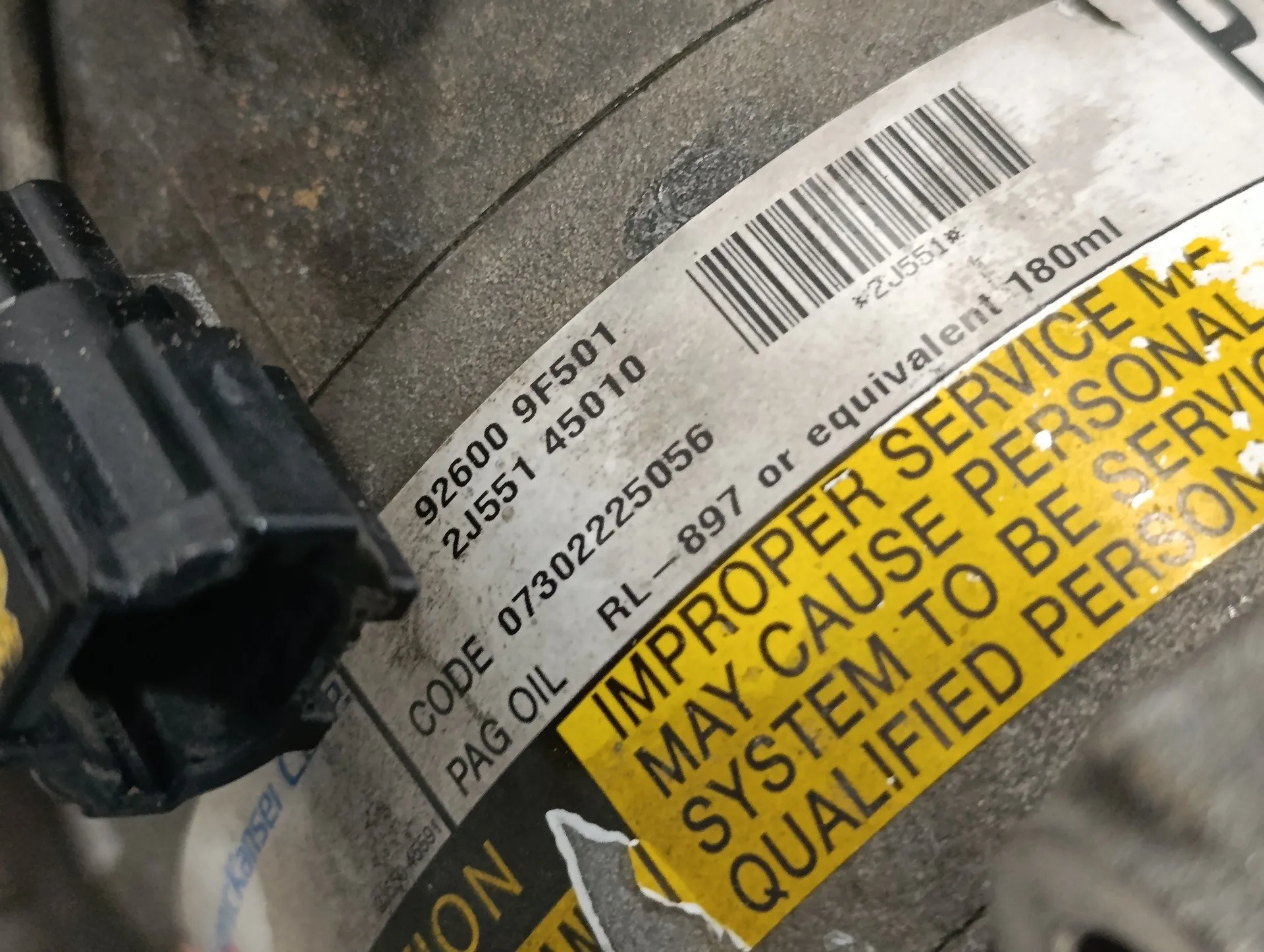 Compresor Aire Acondicionado para Nissan Primera Berlina (P12)