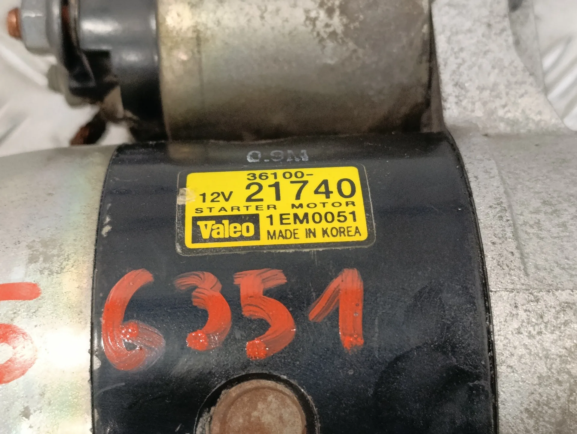 Motor Arranque para Hyundai Elantra (Xd)